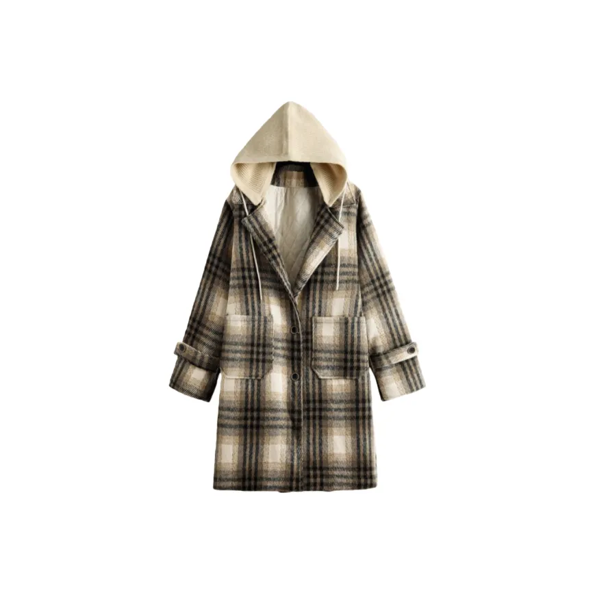 MITX Клетчатый пальто женское пальто