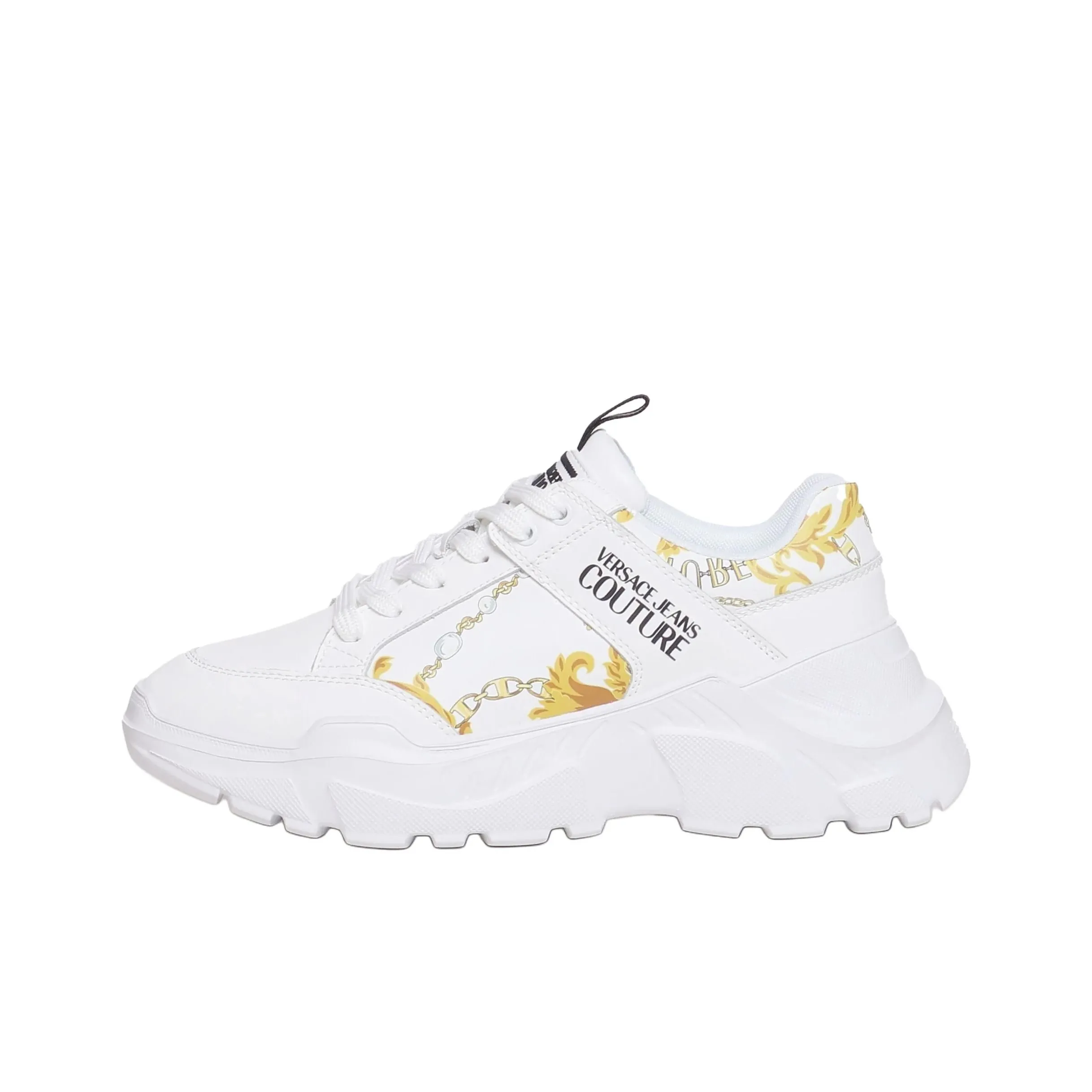 VERSACE JEANS COUTURE Casual Shoes Men Low-Top White
