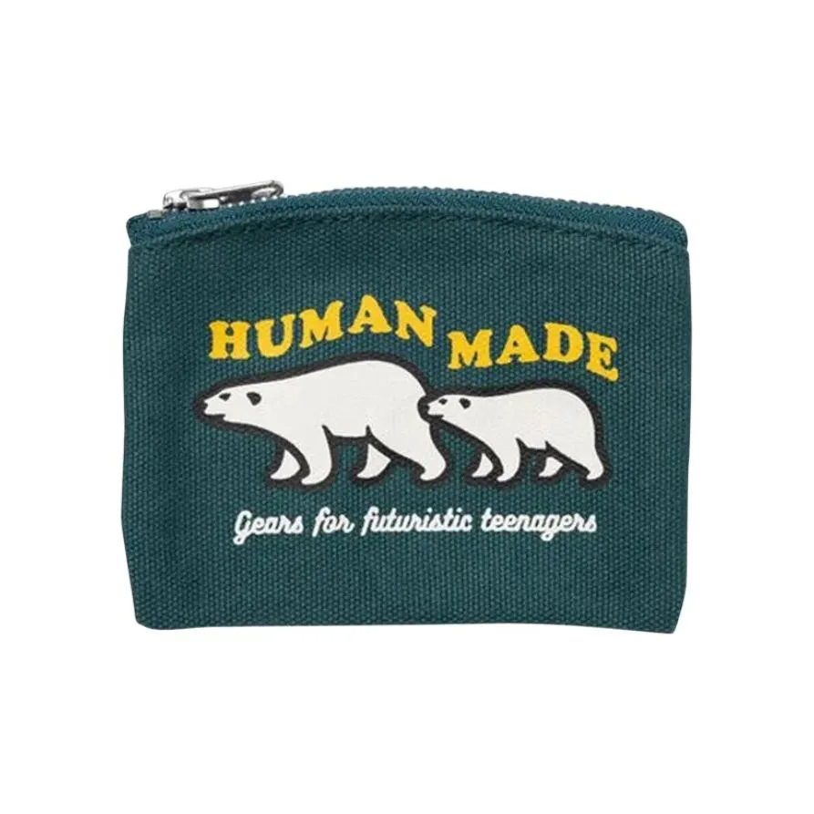 Human Made Хлопок Кошелек Картхолдер Унисекс Зеленый