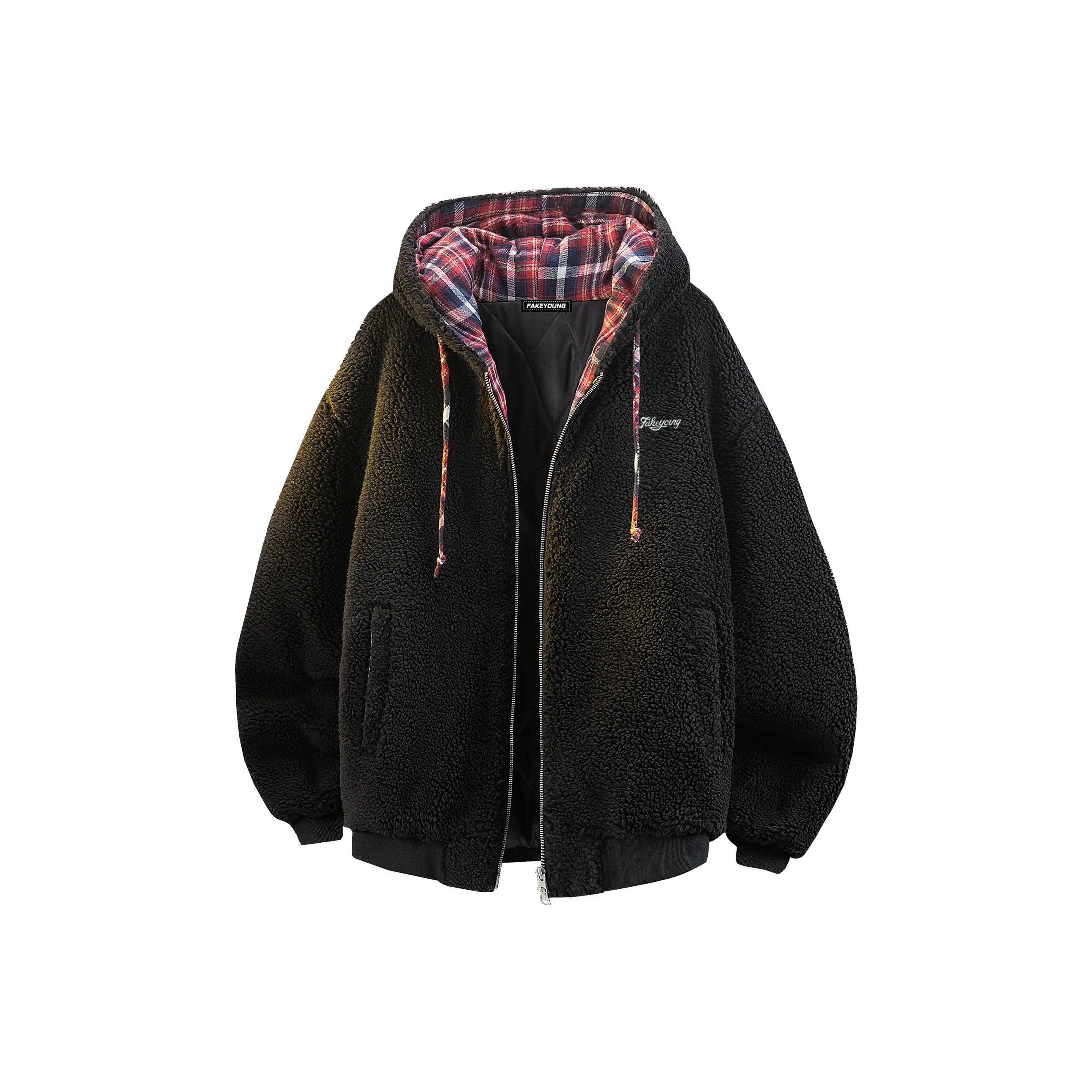 Fakeyoung Вельвет Feel Пальто Унисекс