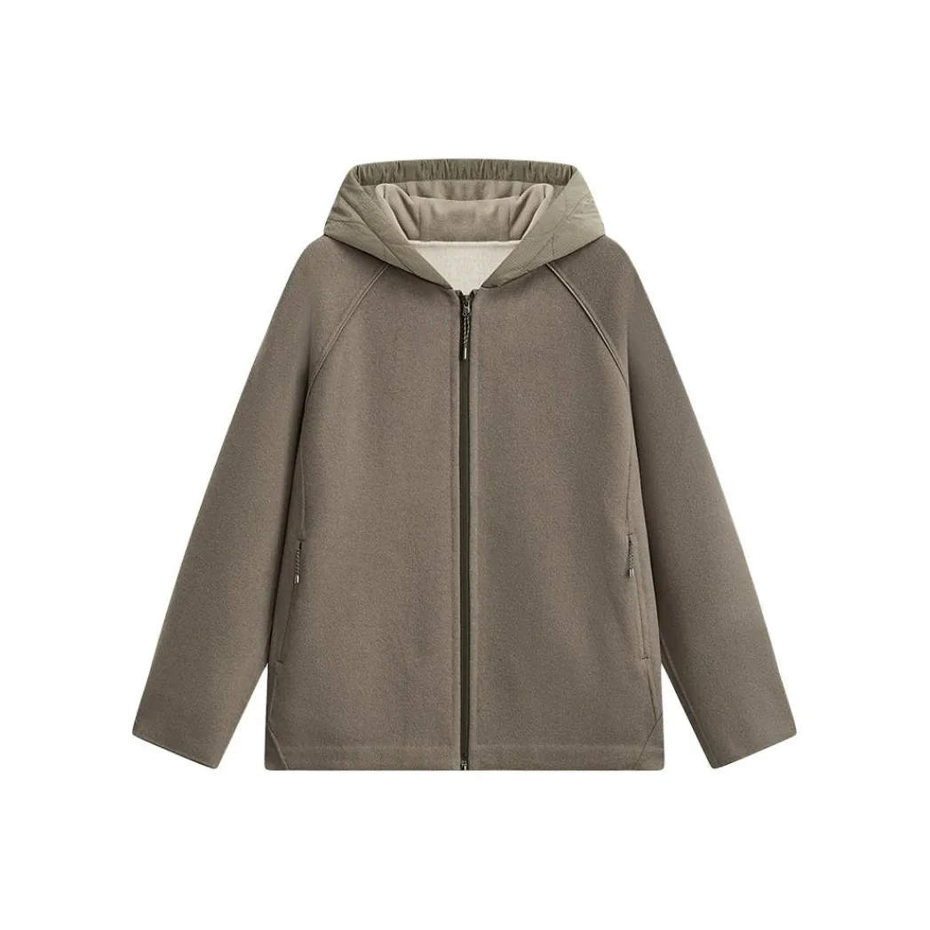 MODE COMMUTER Серый Зеленый Мужское Пальто