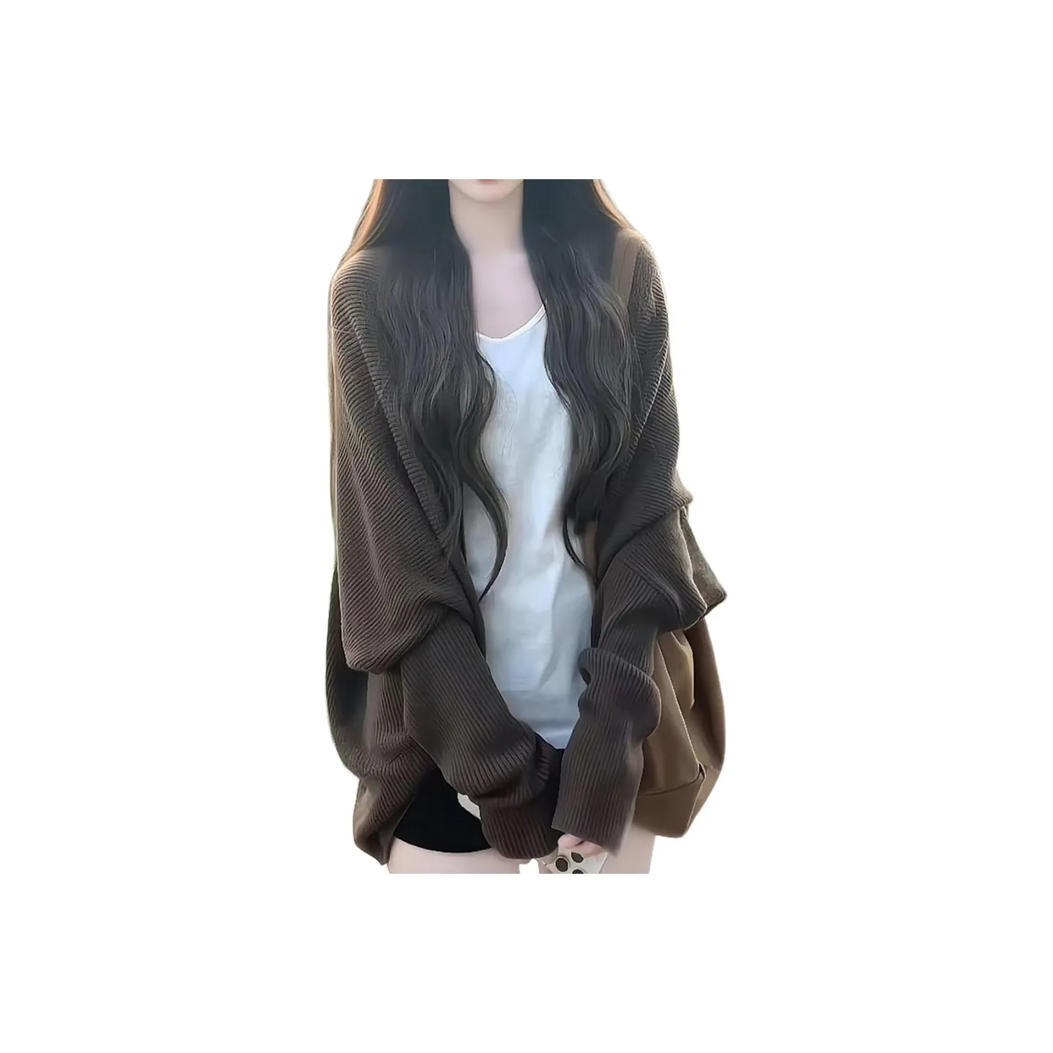 QIAOMONVHAI Кофе Женские Трикотаж