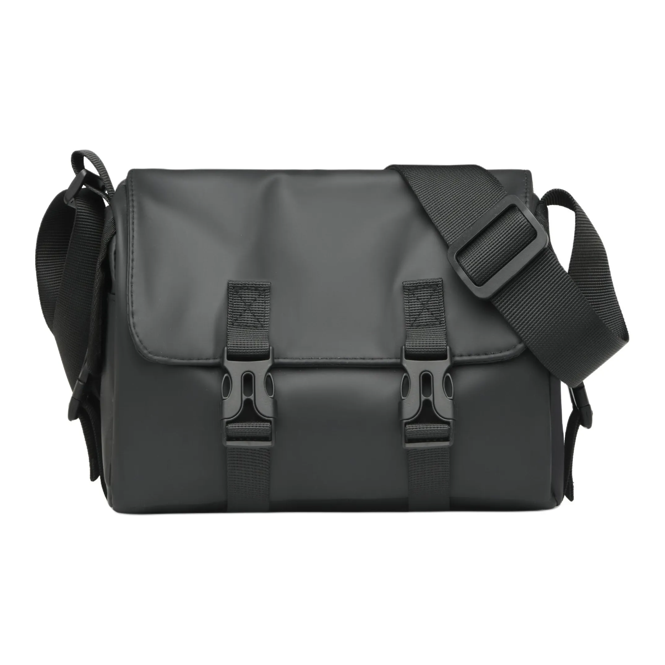 SMVP ПУ (полиуретан) Сумка через плечо Стандартная Унисекс Черная