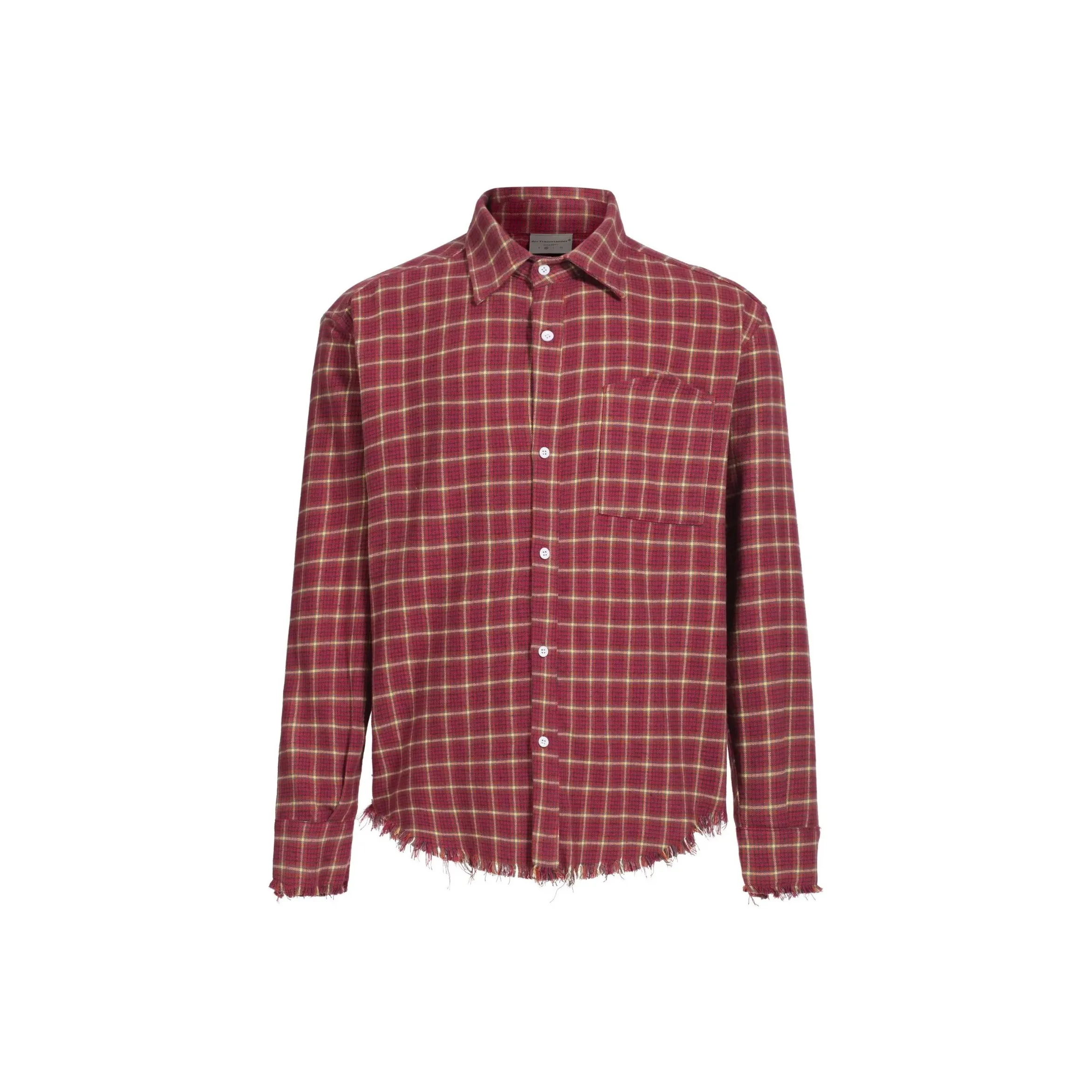 Find Yourself Красная унисекс рубашка