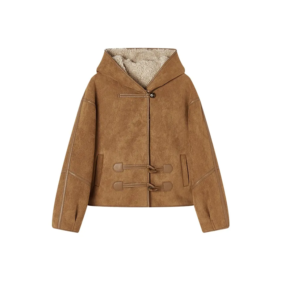 XIANGYING Хаки Женские Меховые изделия