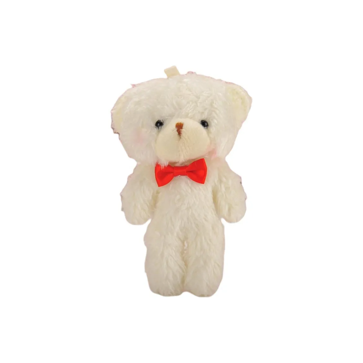 QICAIBOSHI Галстуки-бабочки Медведь Брелок Маленький Украшение Милый Кукла Украшение Плюшевый Подвеска 10 см Рекомендуемый рост