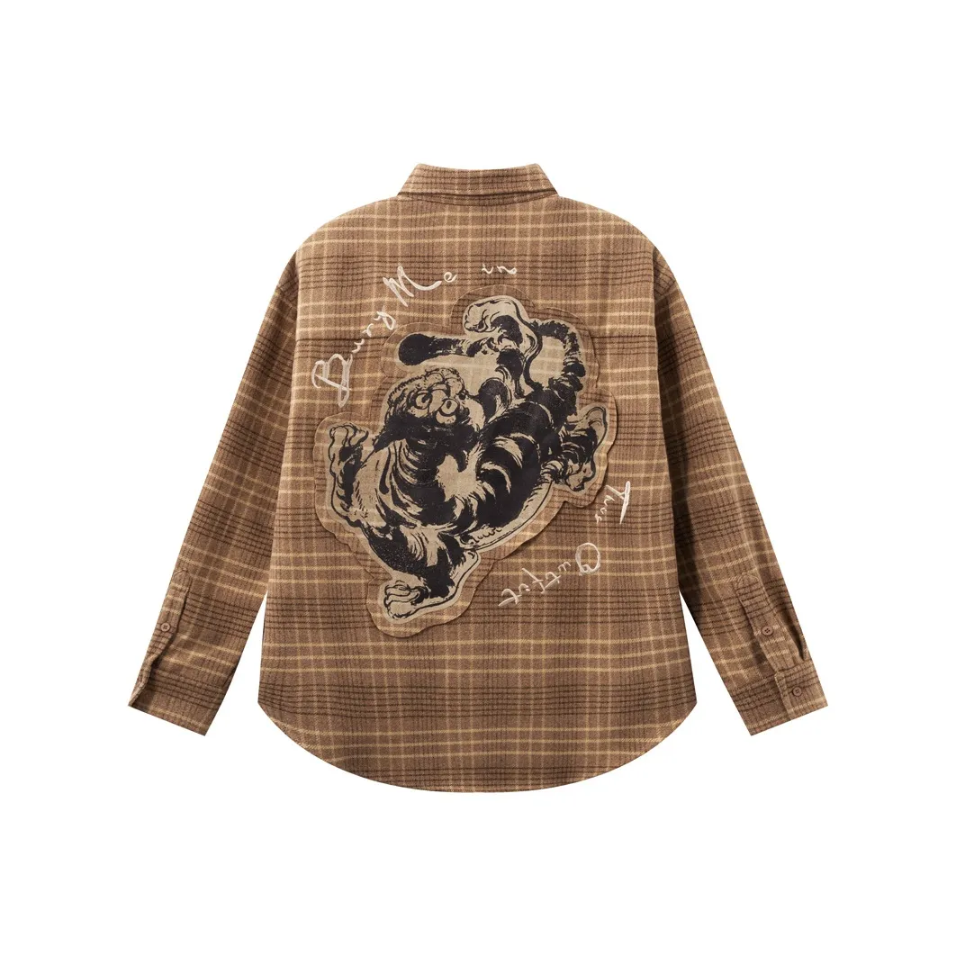 SPRAYGROUND Insect Master Collaboration Светлый кофейный Унисекс Рубашки