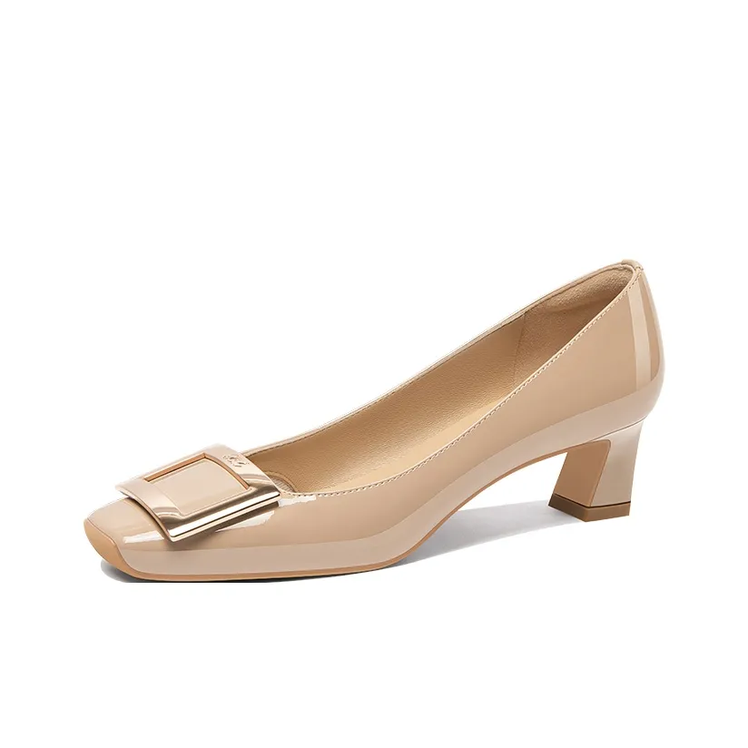 LOLY Квадратный каблук Высокие каблуки Женские Nude