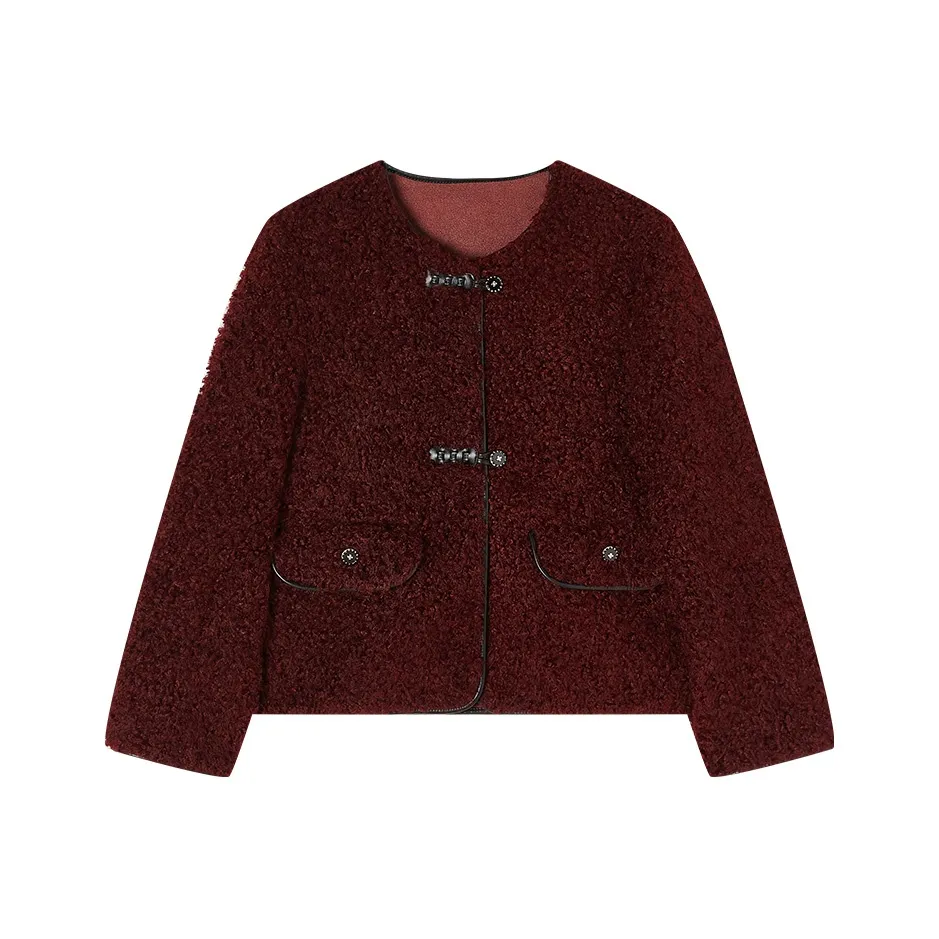 XIANGYING Красный Женские Меховые изделия