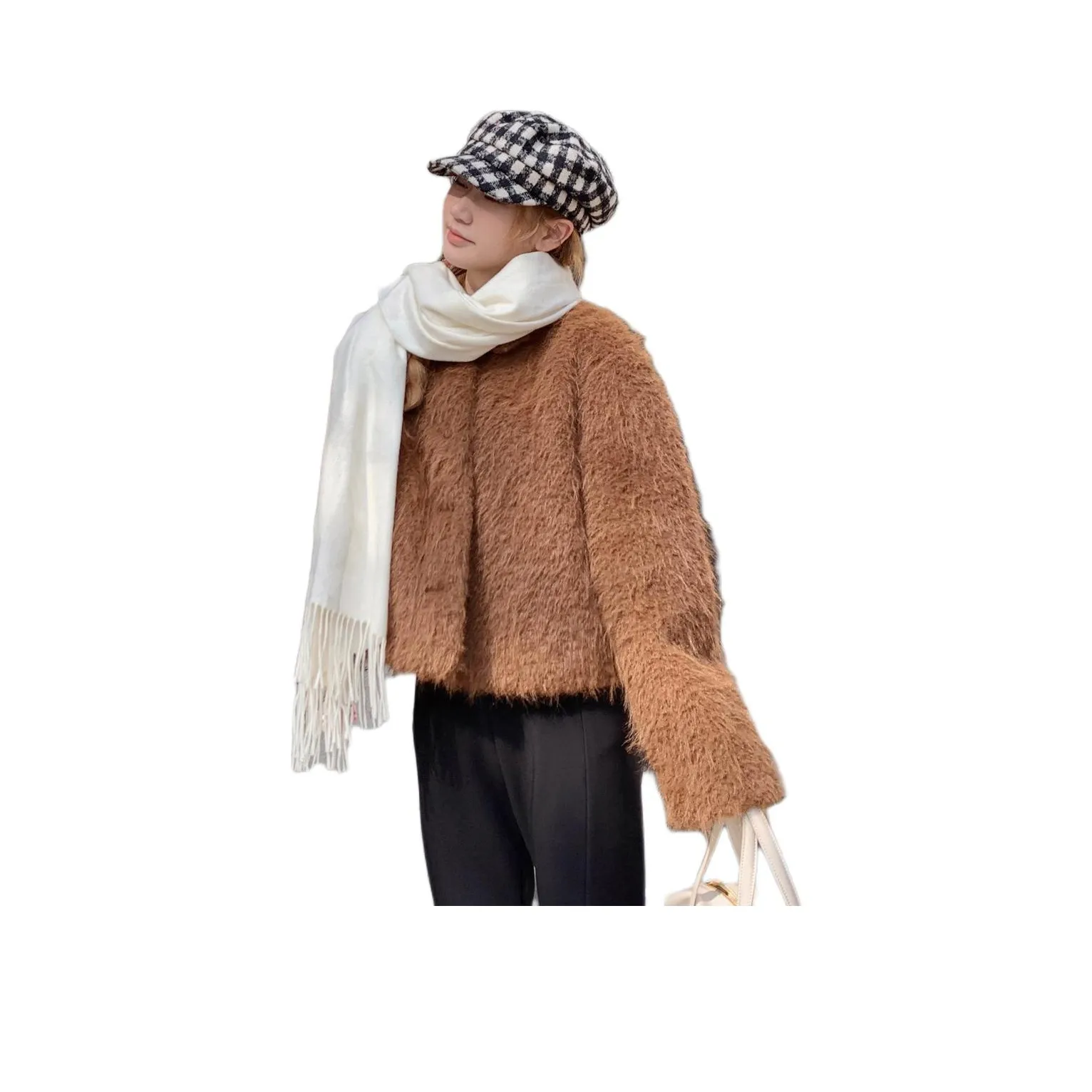 LADYXIEXIE Бархат Feel Пальто Женское