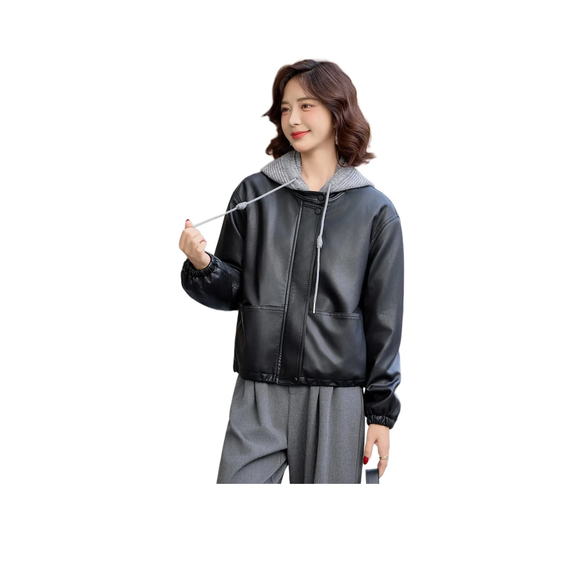 Куртка из кожи Kangaroo женская