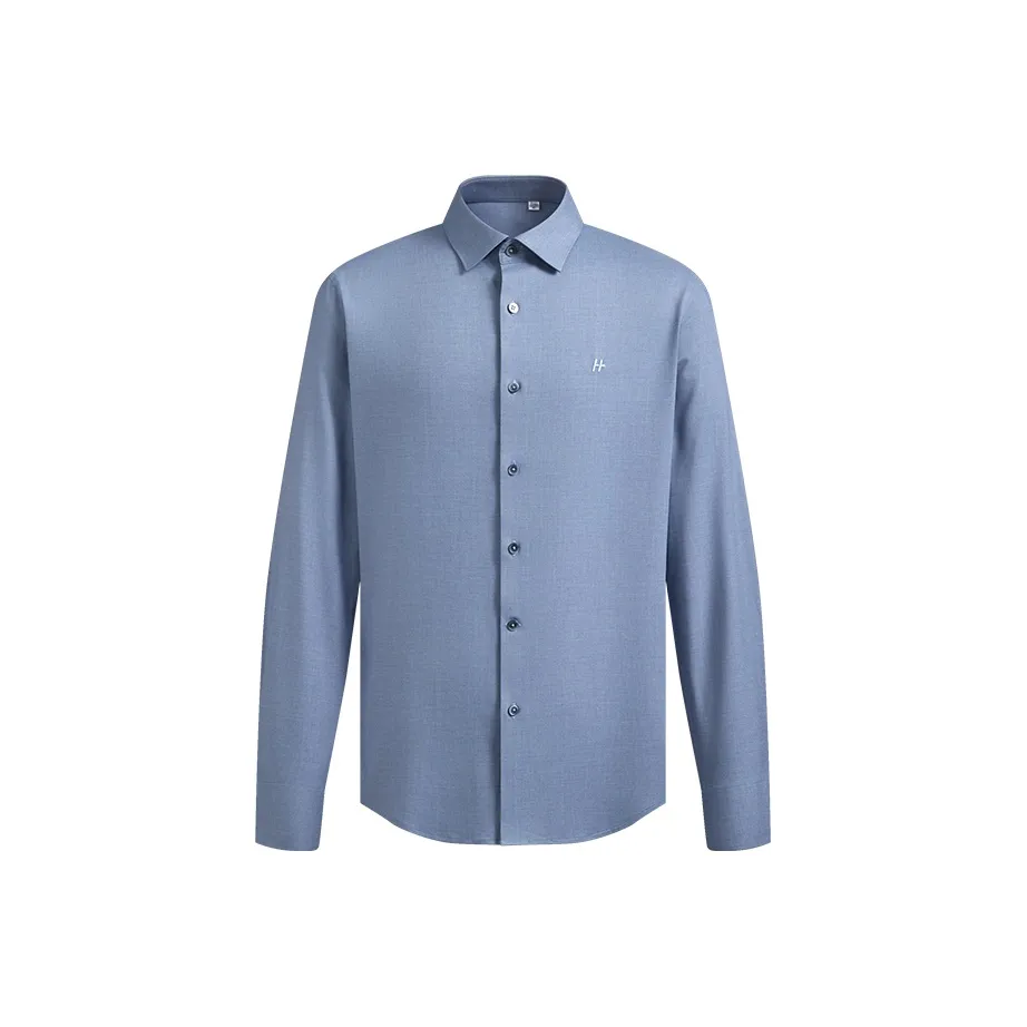 HECHTER Синий Мужские Рубашки