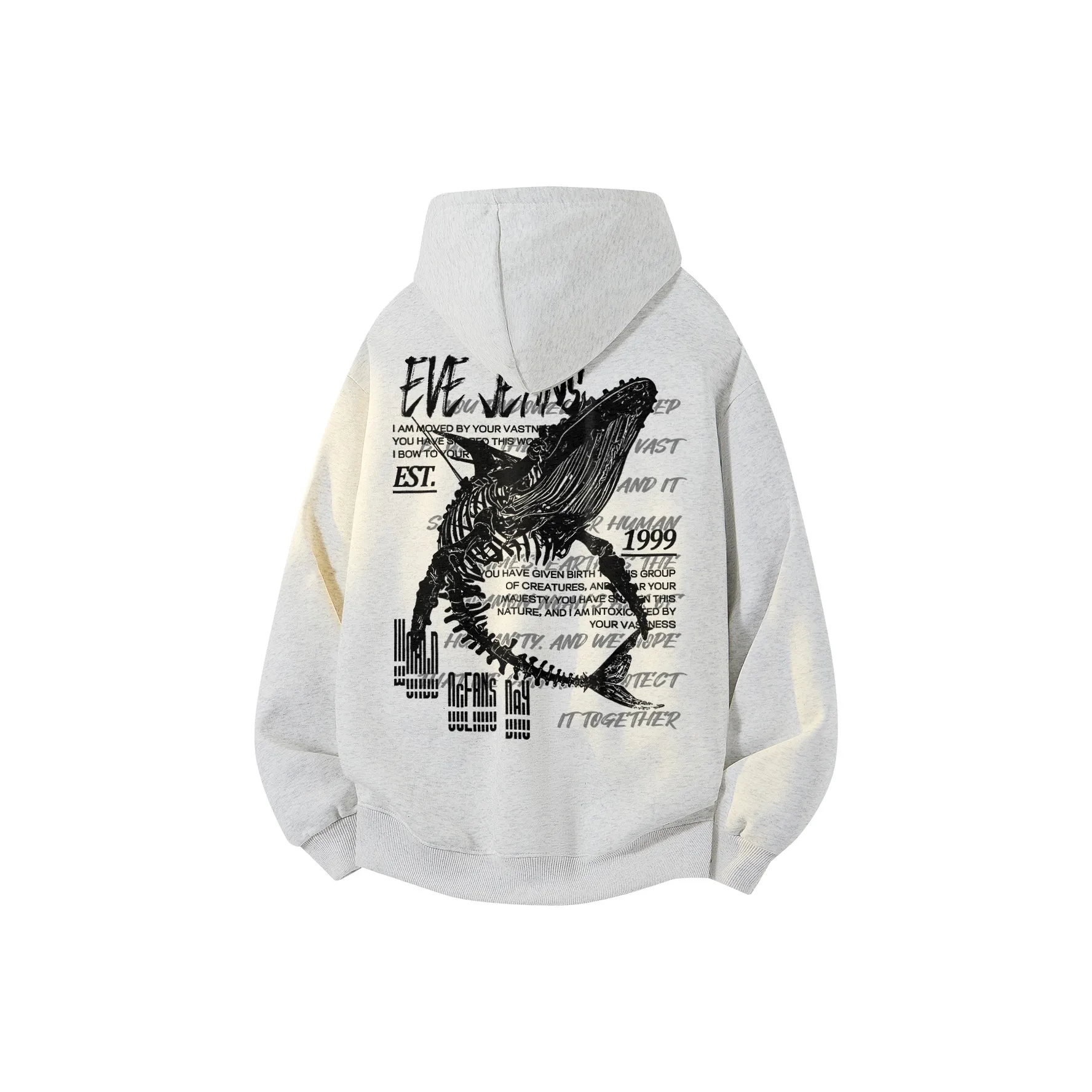 YIWEN Eve Джинсы Свитшот Унисекс