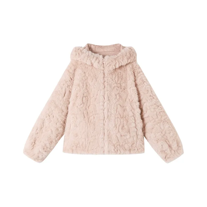 XIANGYING Светло-розовый Женские Меховые изделия