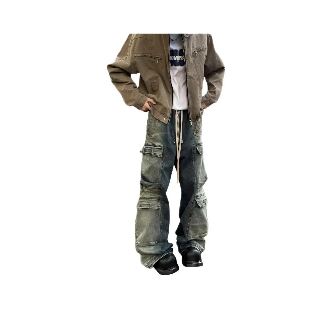 Wooden Rabbit American Wide Leg Pants (Широкие брюки Wooden Rabbit American)