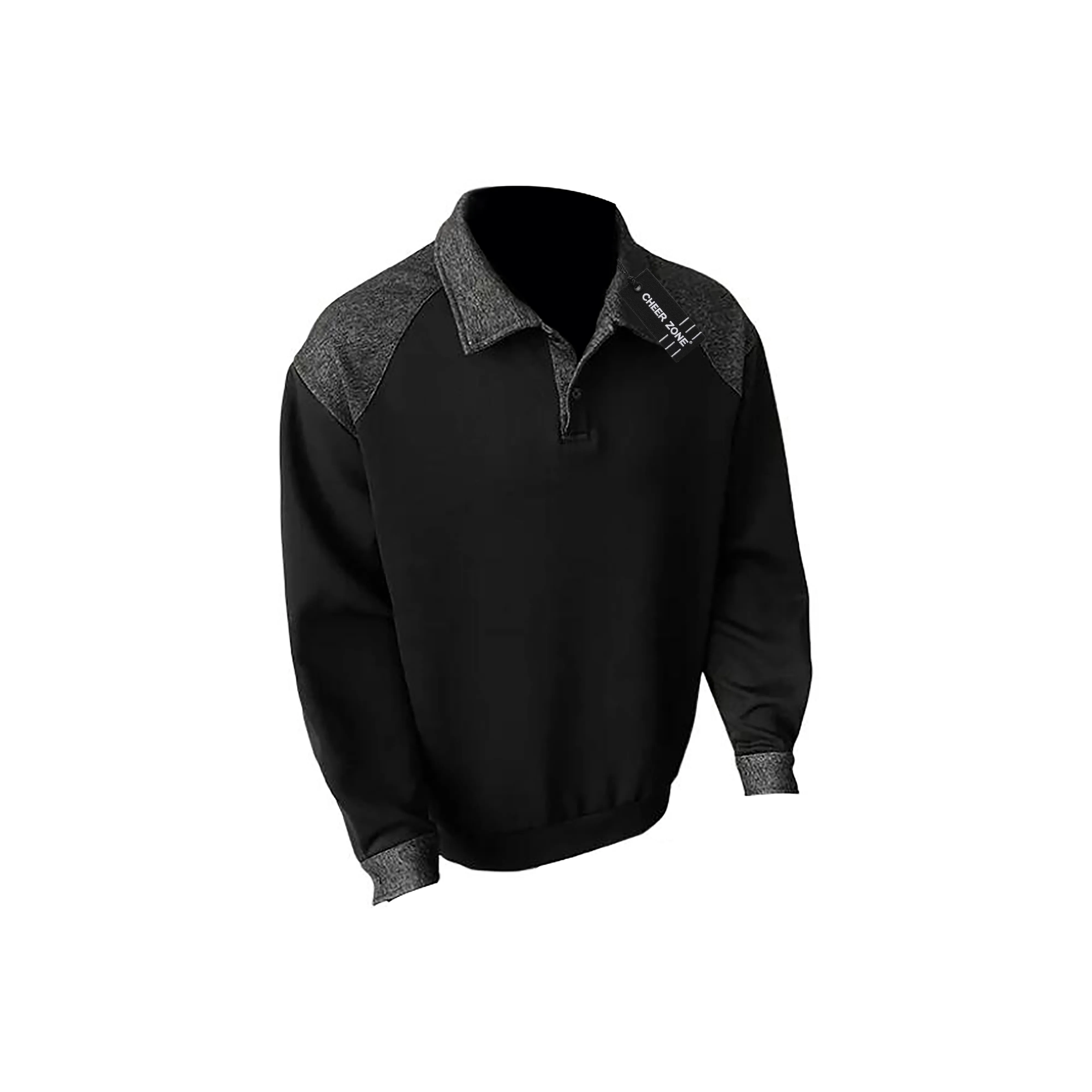 CHEER ZONE Черное Унисекс Поло