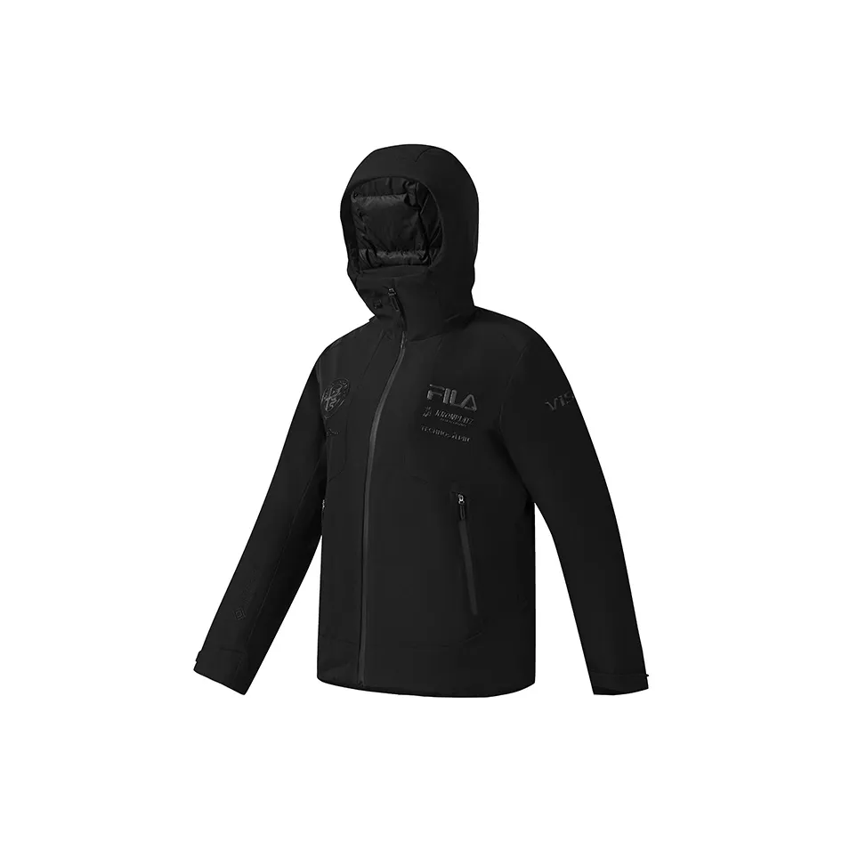 FILA SKI Пуховик Женские Темно-черный