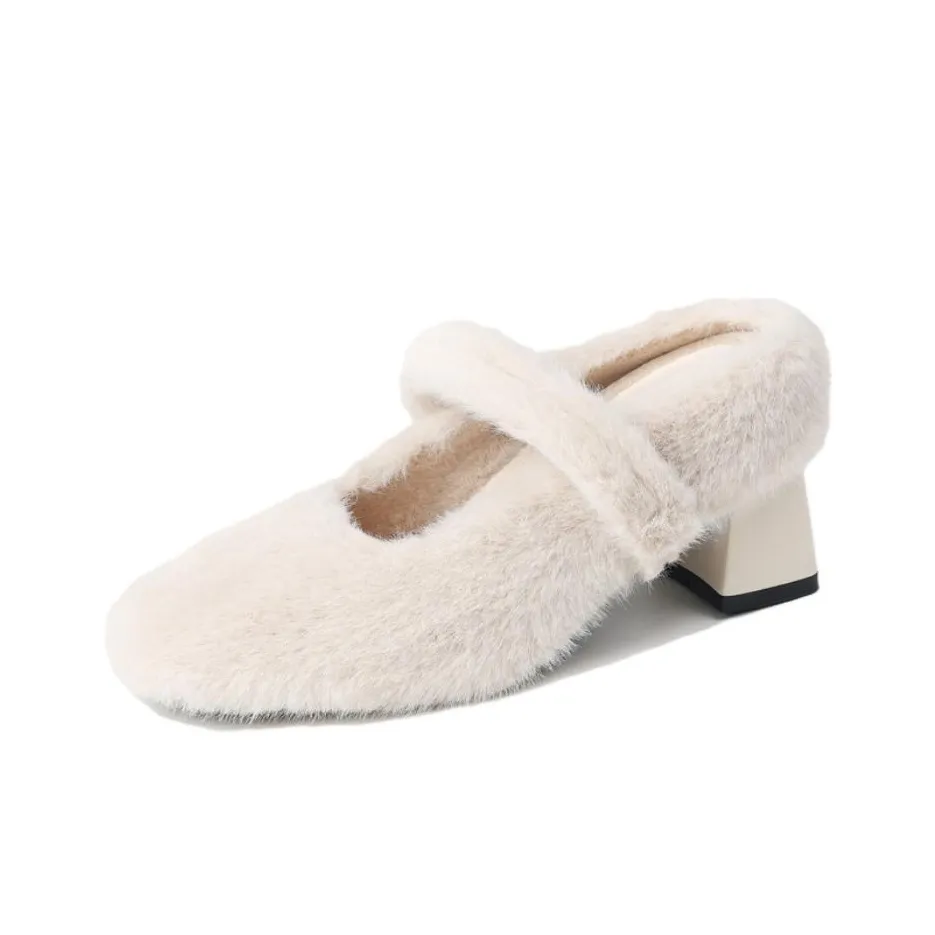 GOSO Грубый каблук Мэри Джейн Женские обувь