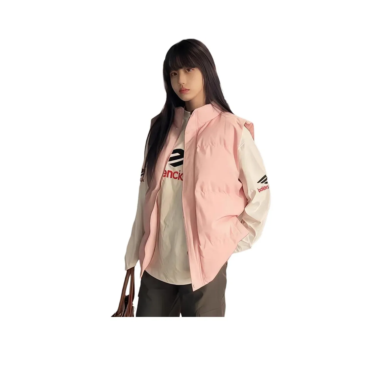 DANJUE Розовые Унисекс Жилеты