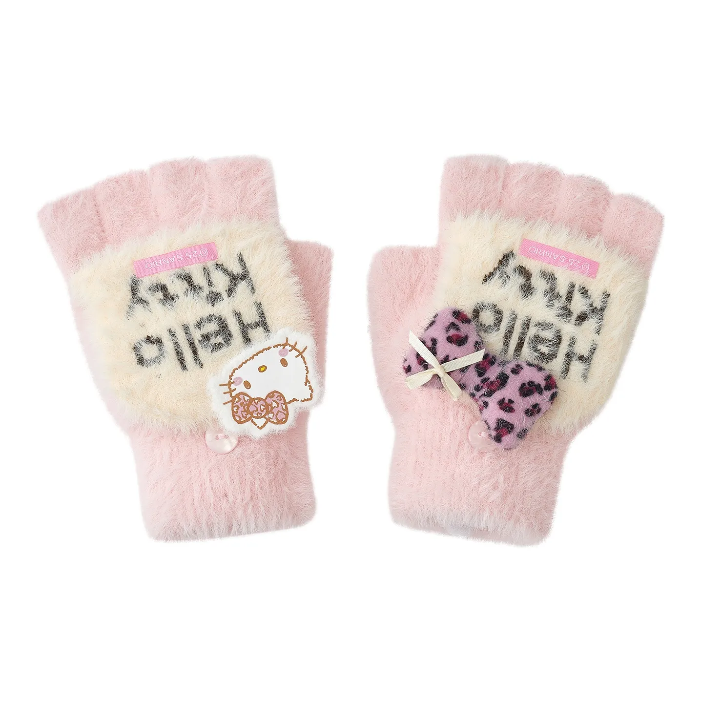 Санрио Полиэстер Трикотаж Перчатки Женские