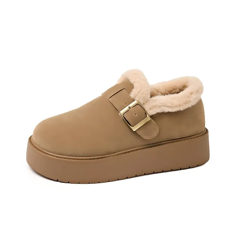 7 SEVFUN Минималистский стиль Термический Мода Флис с подкладкой Повседневные ботинки до щиколотки (размер в длину) Женские