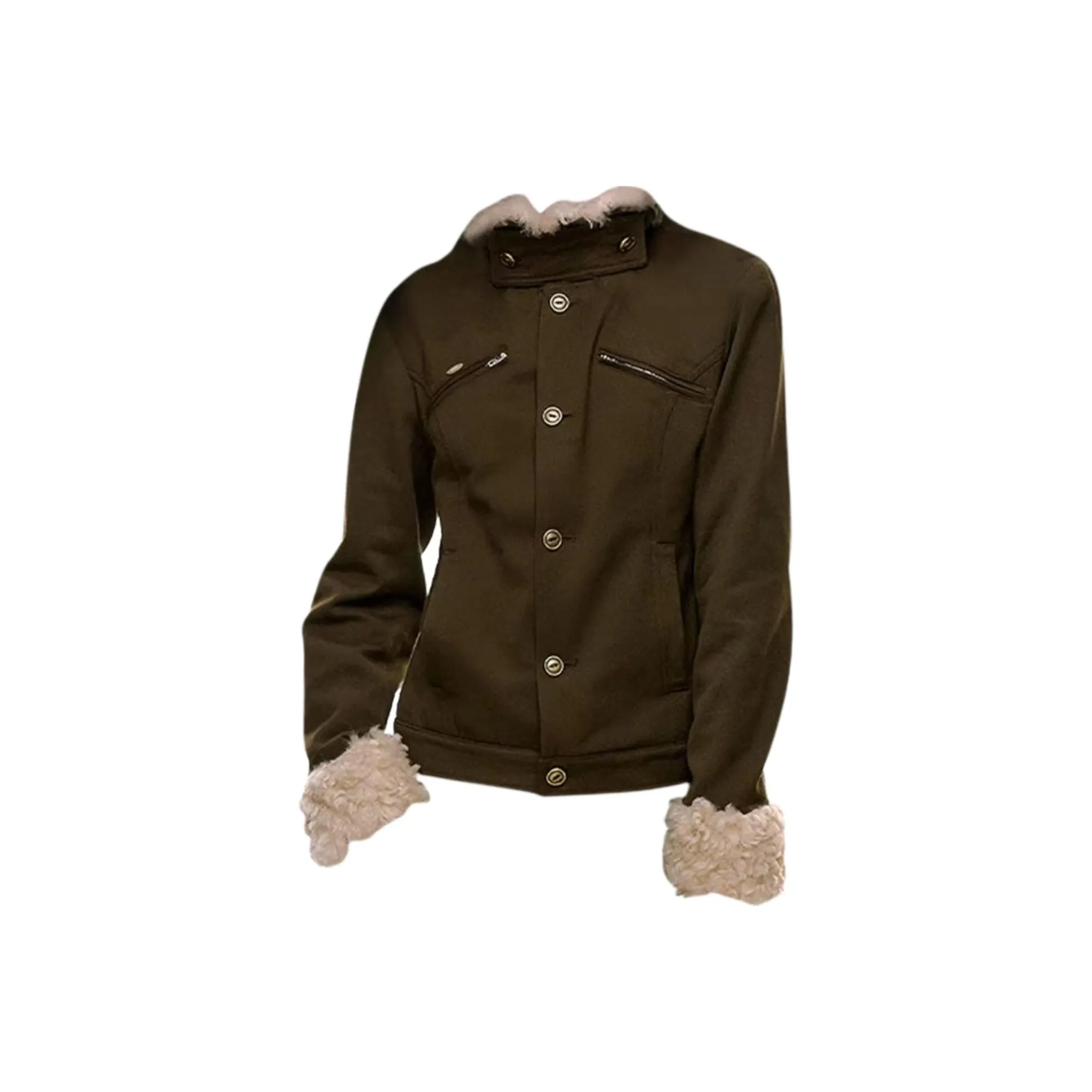 TSKIU Коричневый Женский Куртки