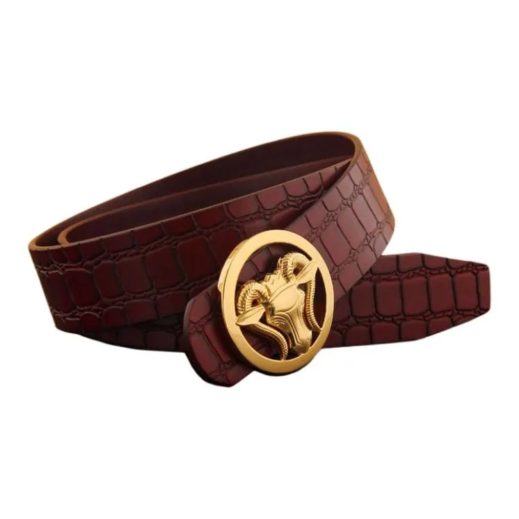 Devanro Ремни из натуральной коровьей кожи мужские 3,8 см