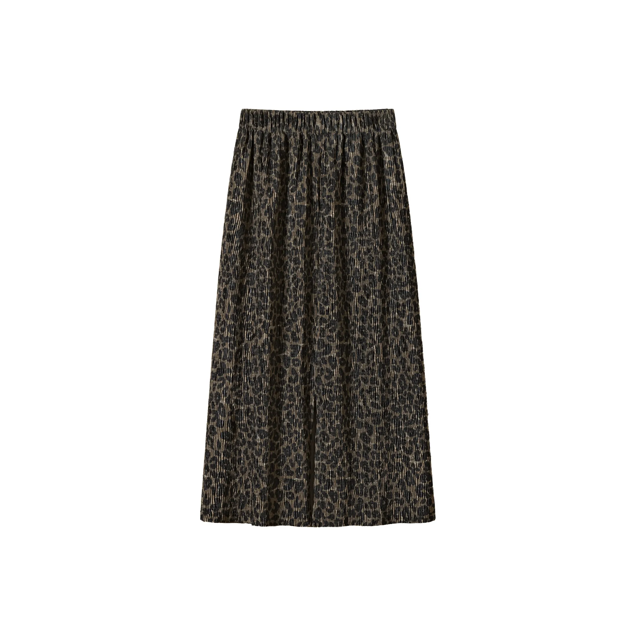 TOUCH Повседневный Длинный Юбка Женская Черный Кофейный Леопардовый Принт