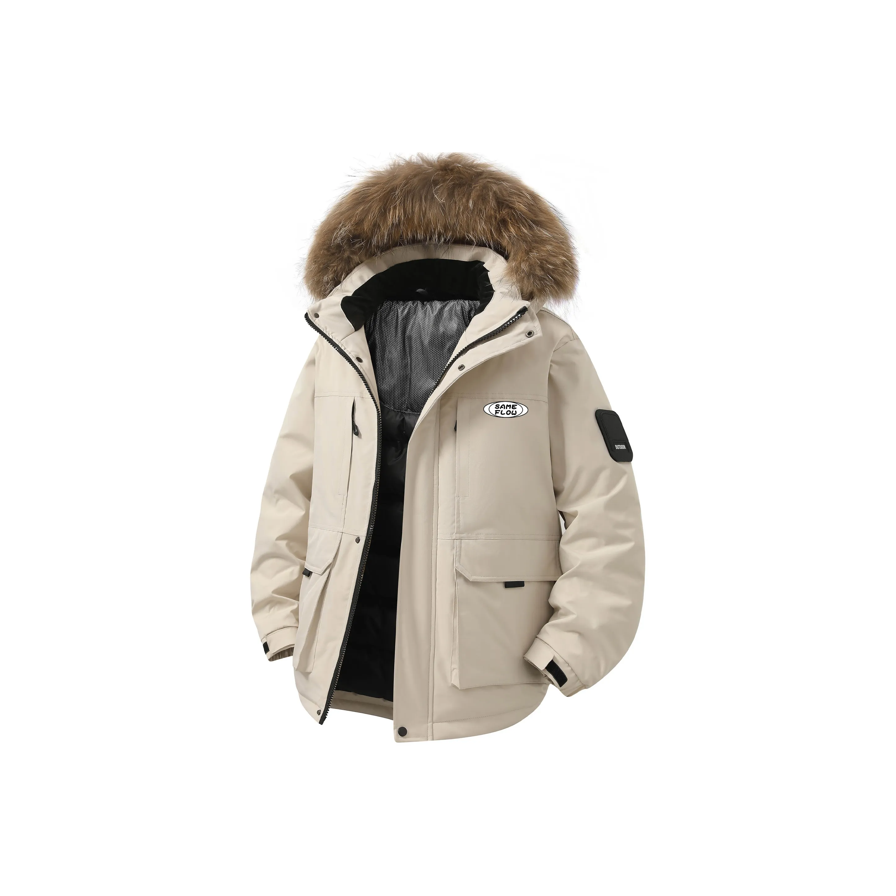 SAME FLOW Унисекс Пуховики