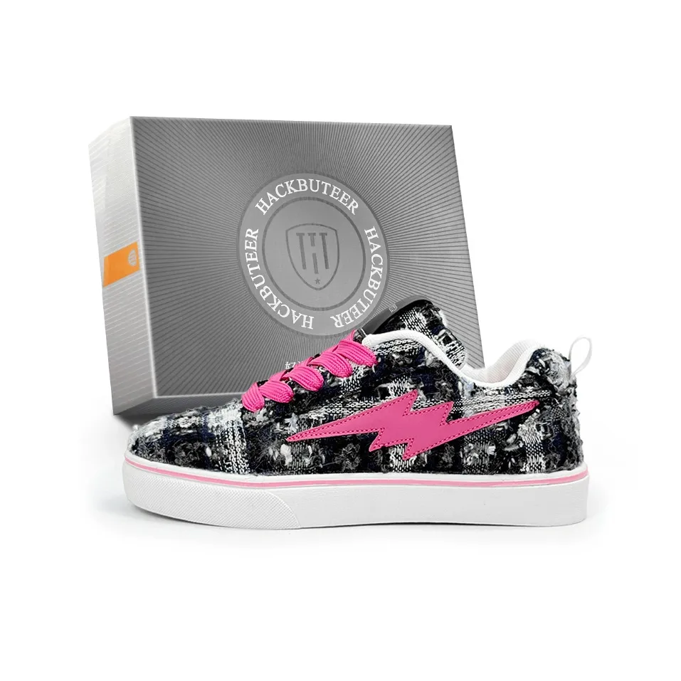 HACKBUTEER Низкие кроссовки для скейтбординга унисекс коробка включена