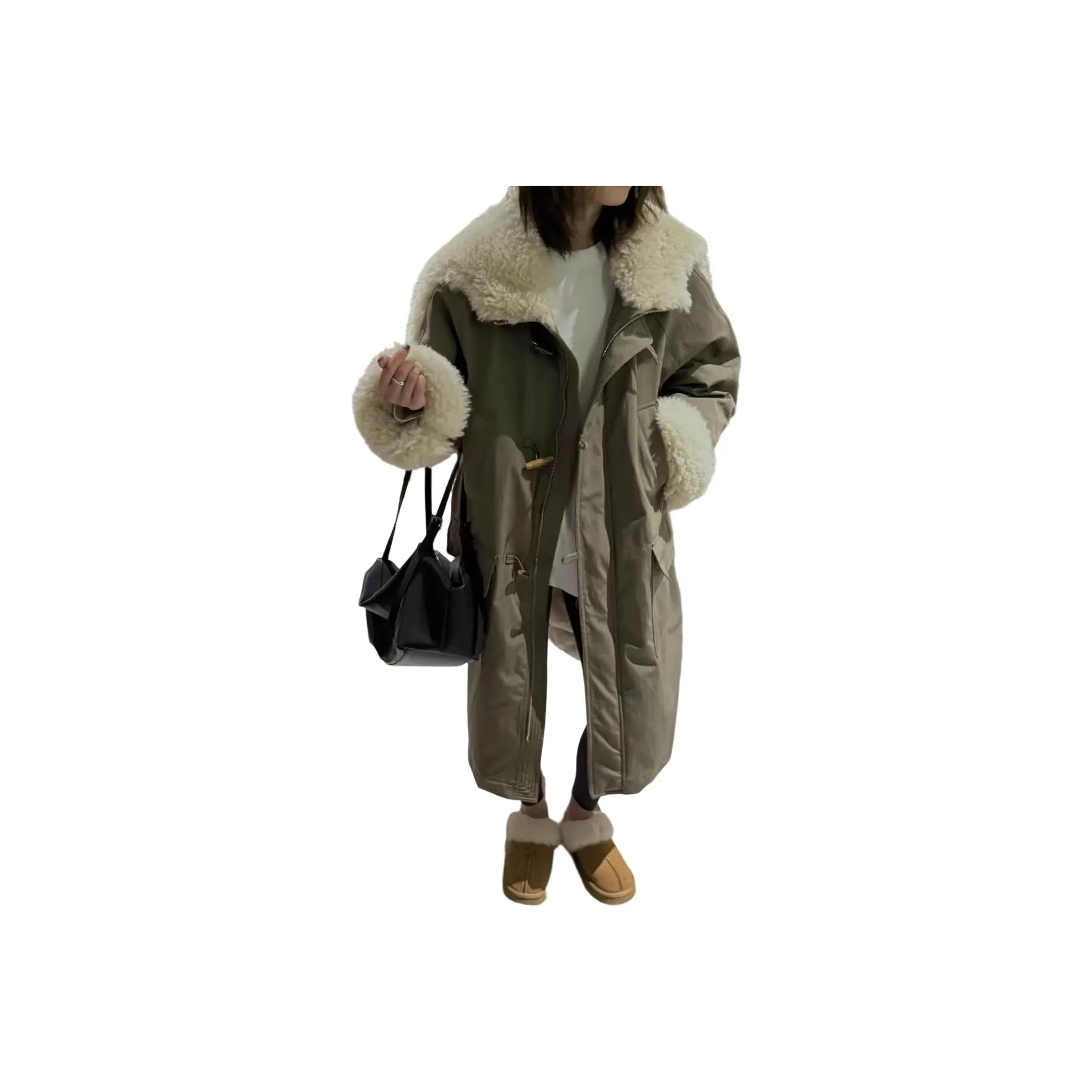 FLIM Армейский зеленый Женские пуховики