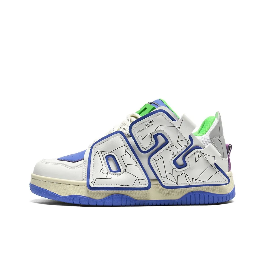 TAGD Высокие кроссовки для скейтбординга унисекс неоновый зеленый