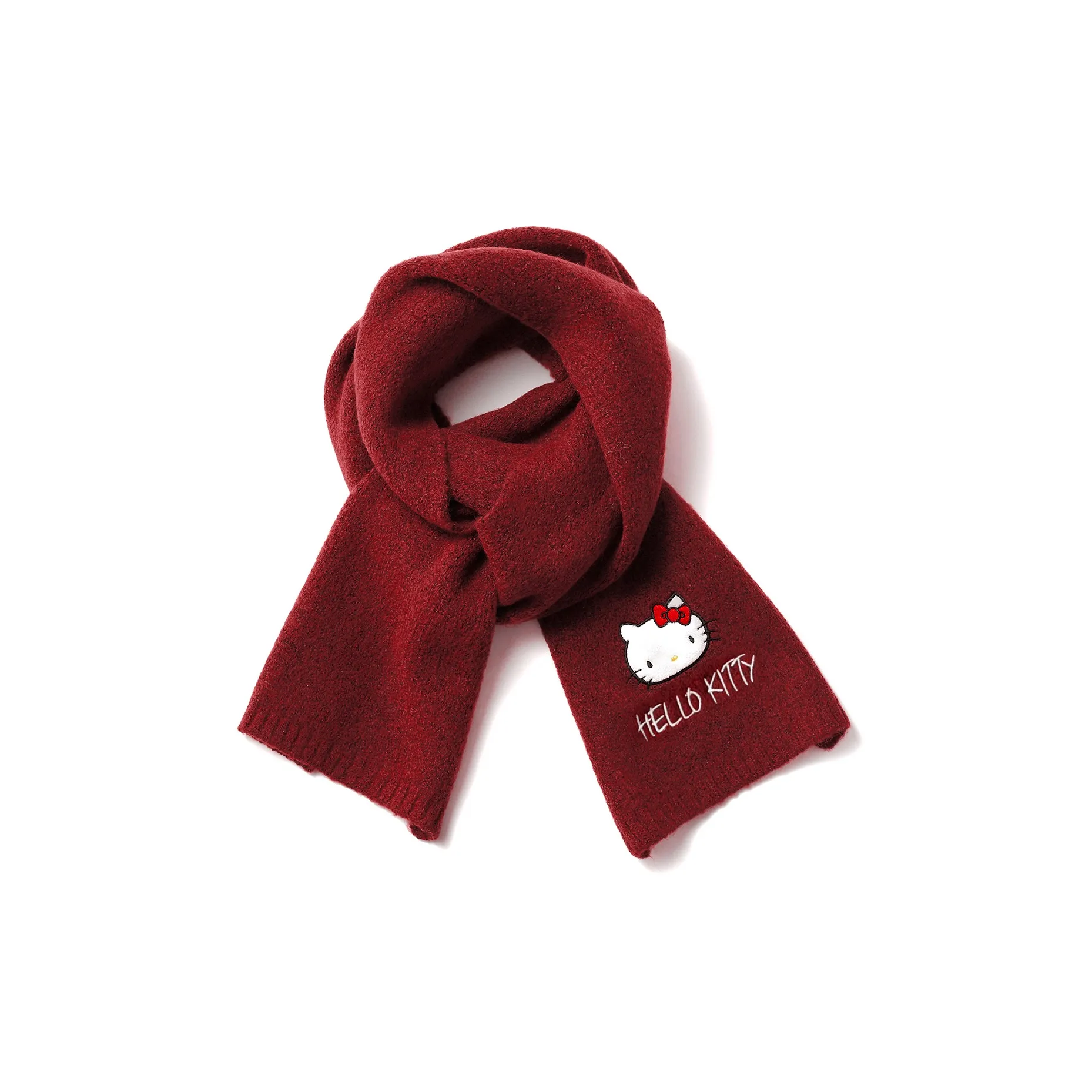 Sanrio Полиэстер Акрил Эластан Вязаные Шарфы Женские