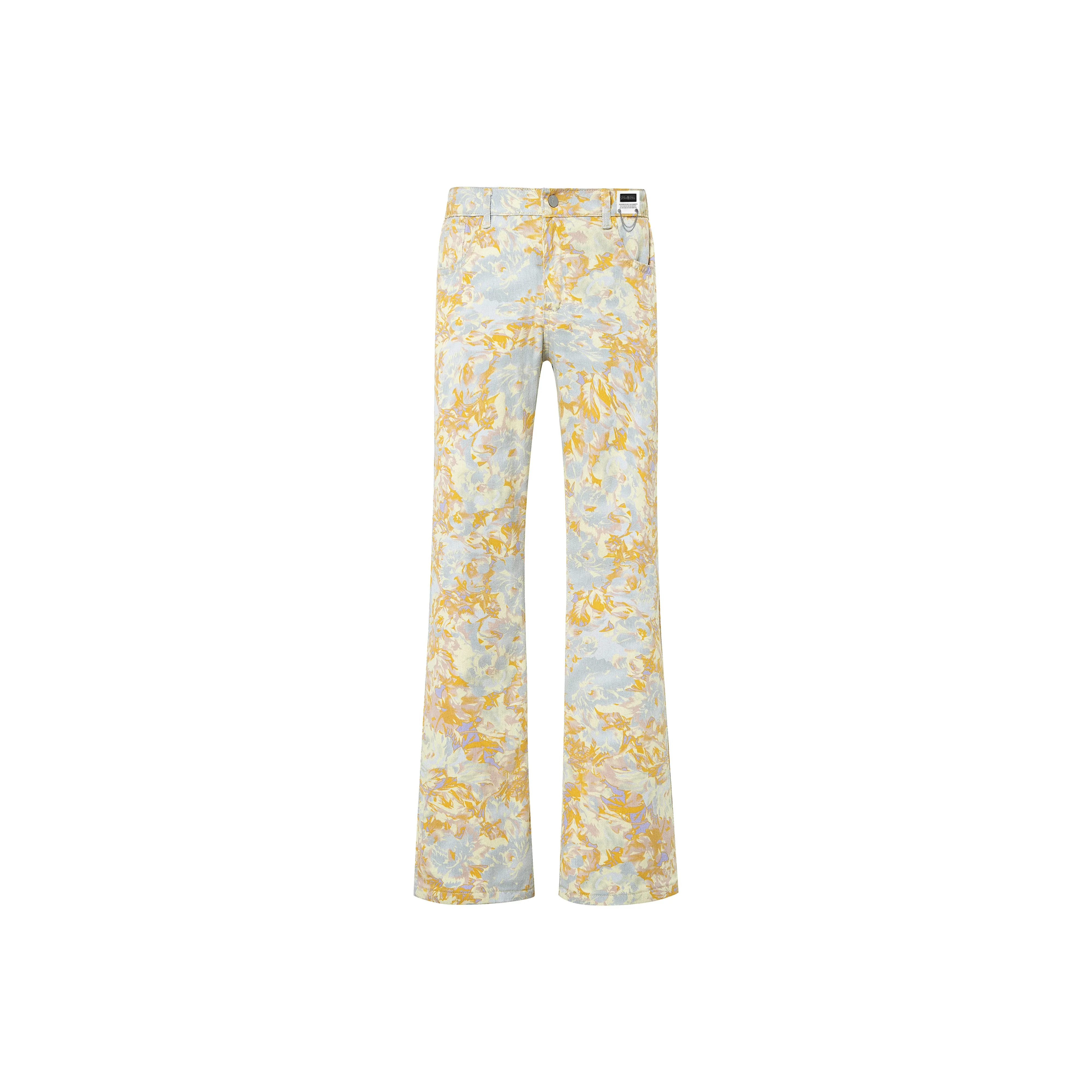 NEAR HERE Желтый Унисекс Джинсы