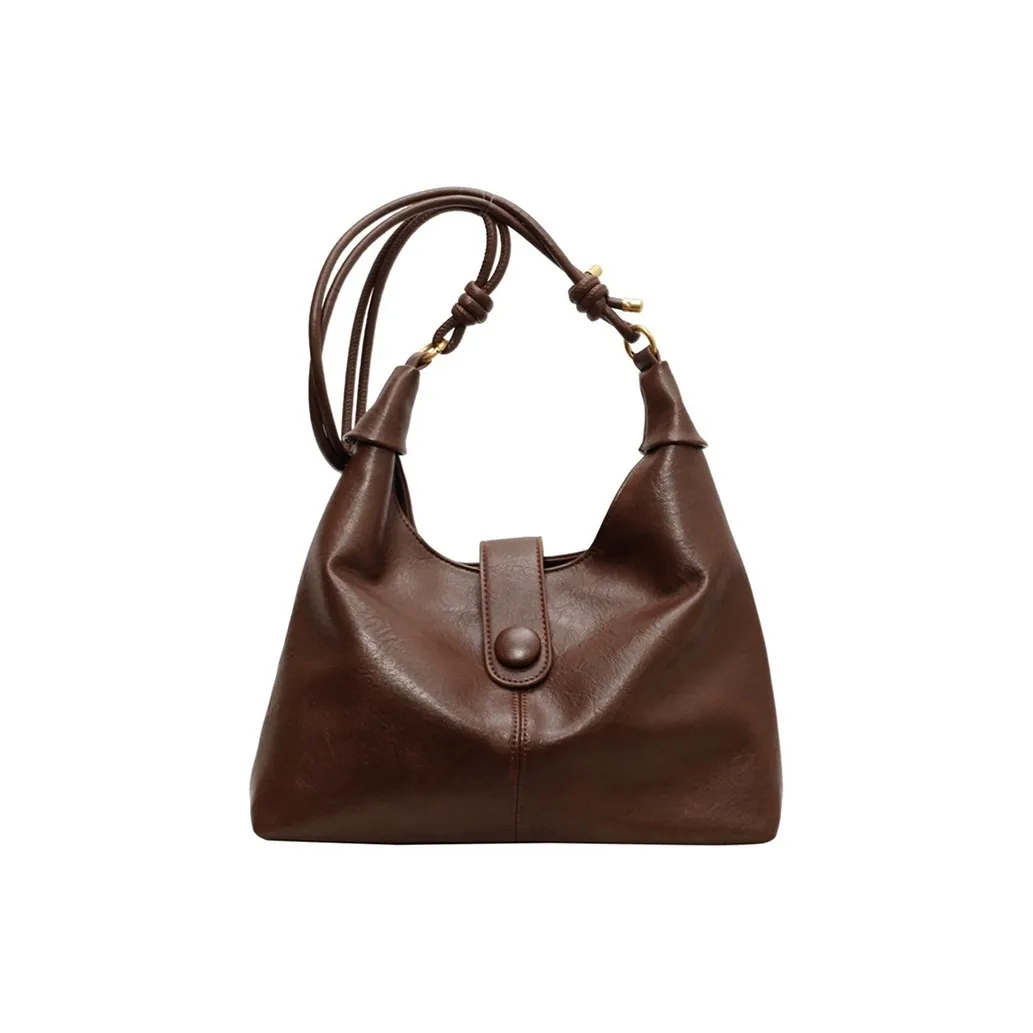 Younger Song Сумка через плечо из синтетической кожи стандартная женская кофейного цвета