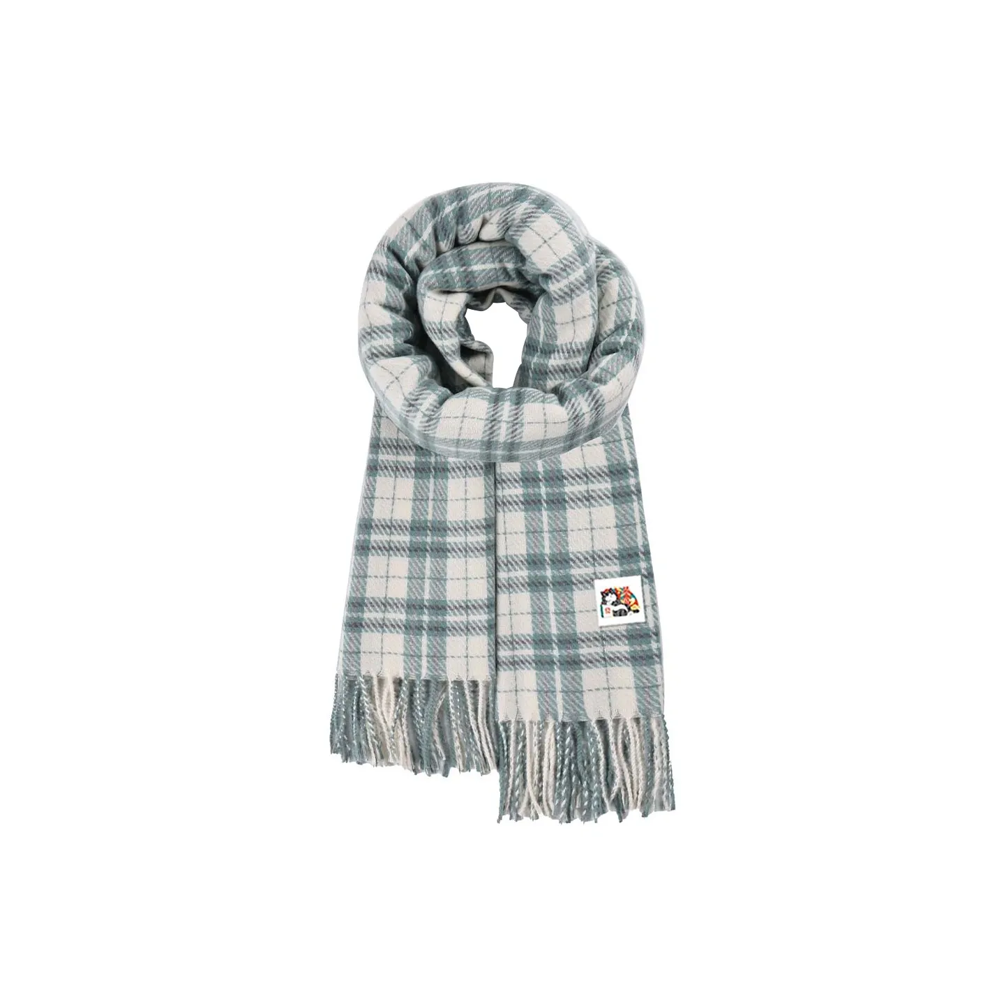 Supremo Cat Полиэстер Трикотаж Шарфы Унисекс