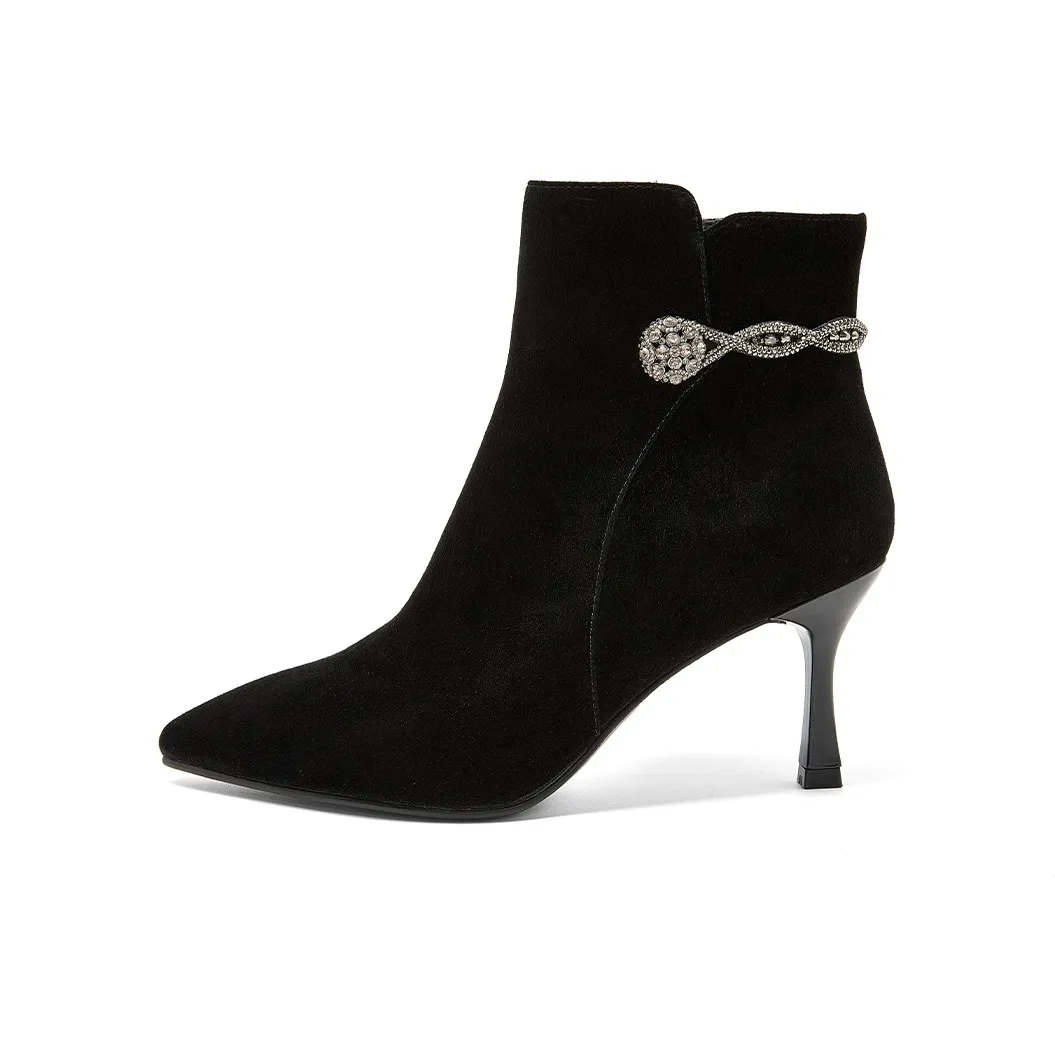 COMELY Женские ботильоны черный цвет