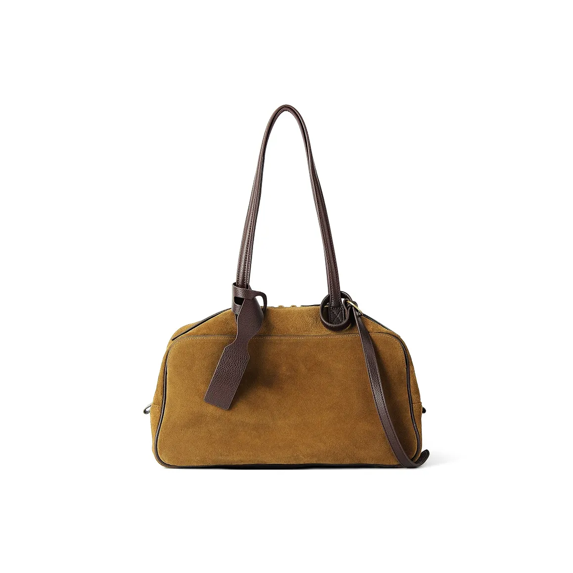 YOCAMU Матовый Корова Кожа Плечевая Сумка Большая Женская Свежий Зеленый Торф Карамель