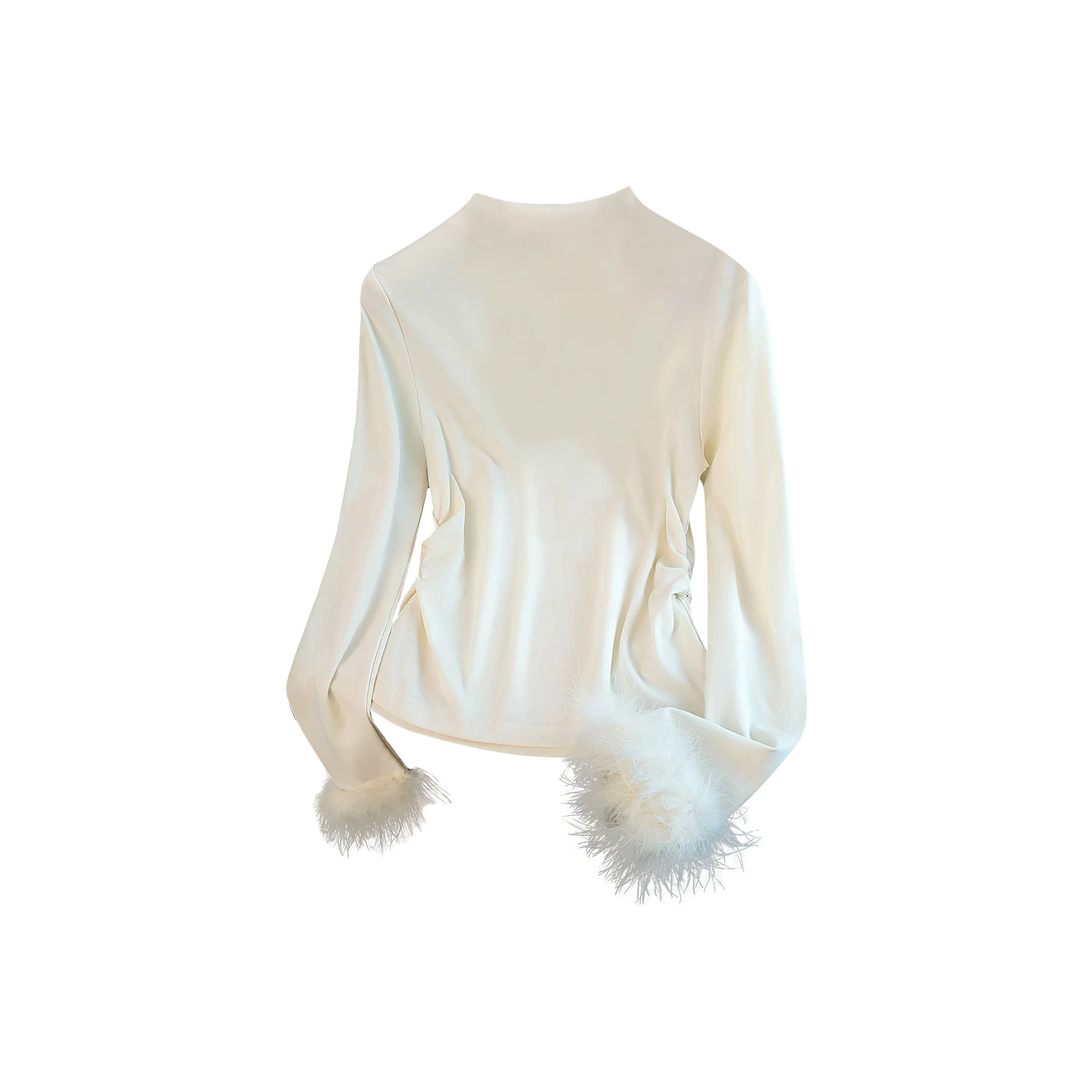 SIBAISHE Абрикос Женские T-рубашки