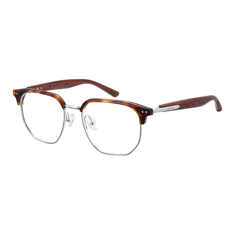 MUJOSH Металлическая оправа для бровей Seiko Crafted Удобная Wear Регулируемая Оправа для очков Eyeglass Рамка Унисекс