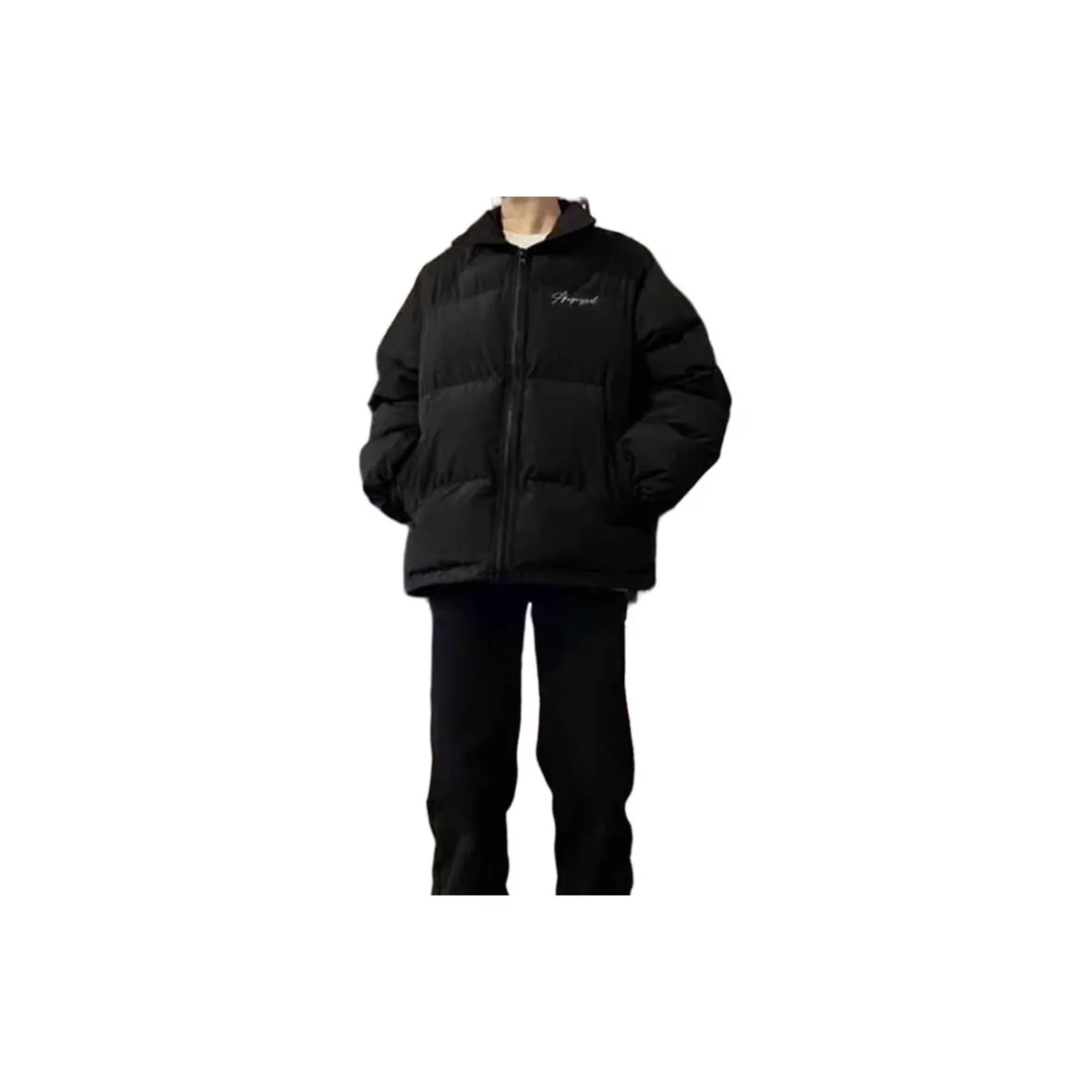 BONAS Черный мужской пуховик