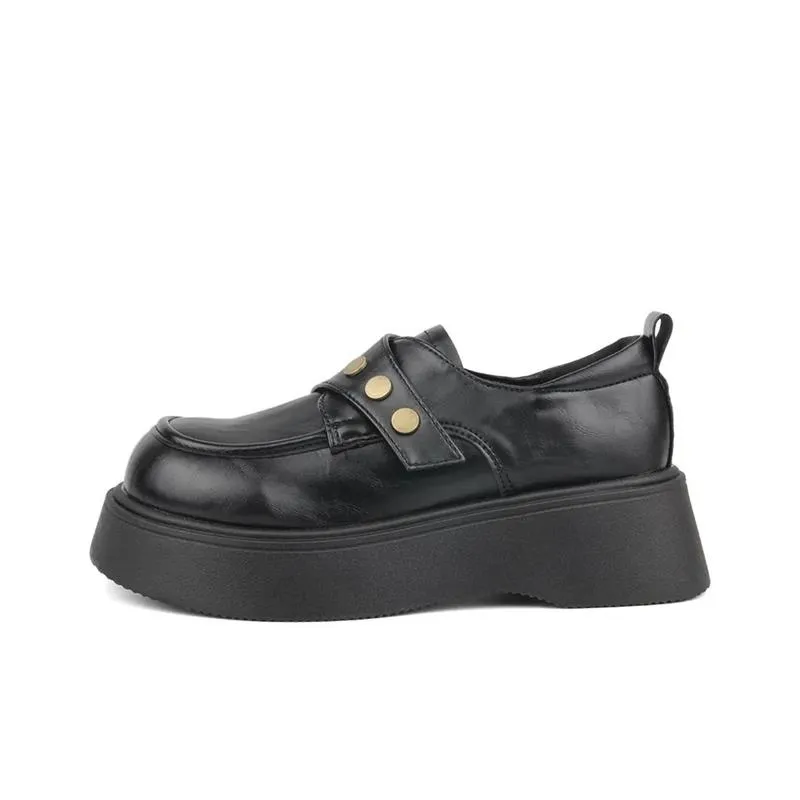 7 SEVFUN Винтаж Минималистский стиль Повседневная мода Универсальный Британский стиль Лоферы Женские