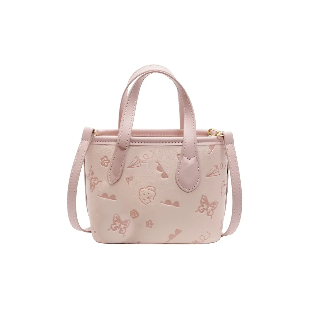 Villelon ПУ (полиуретан) Одно плечо Сумка Стандартная Унисекс Розовый Белый Черный Коричневый