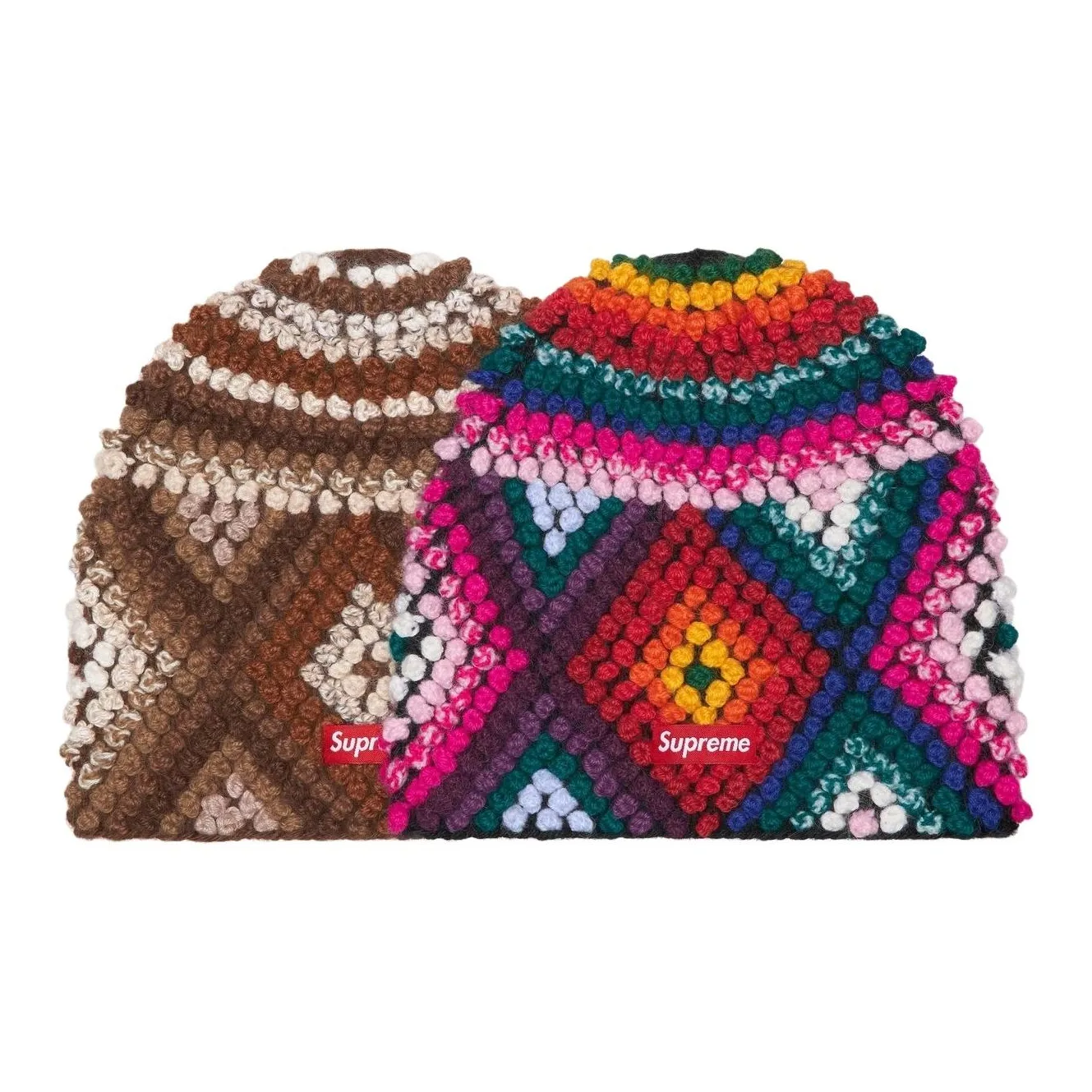 Supreme Beanies Унисекс Коричневый Многоцветный