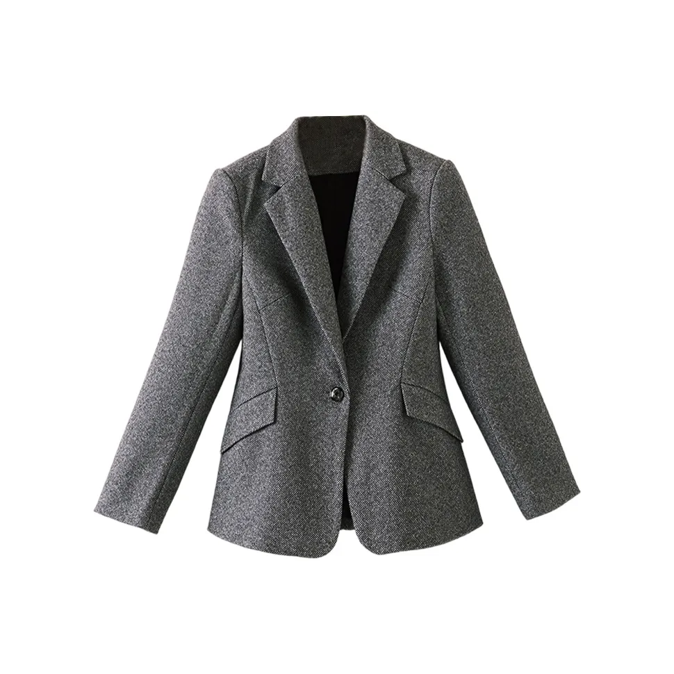 Late White Бизнес Костюм Пальто Женское