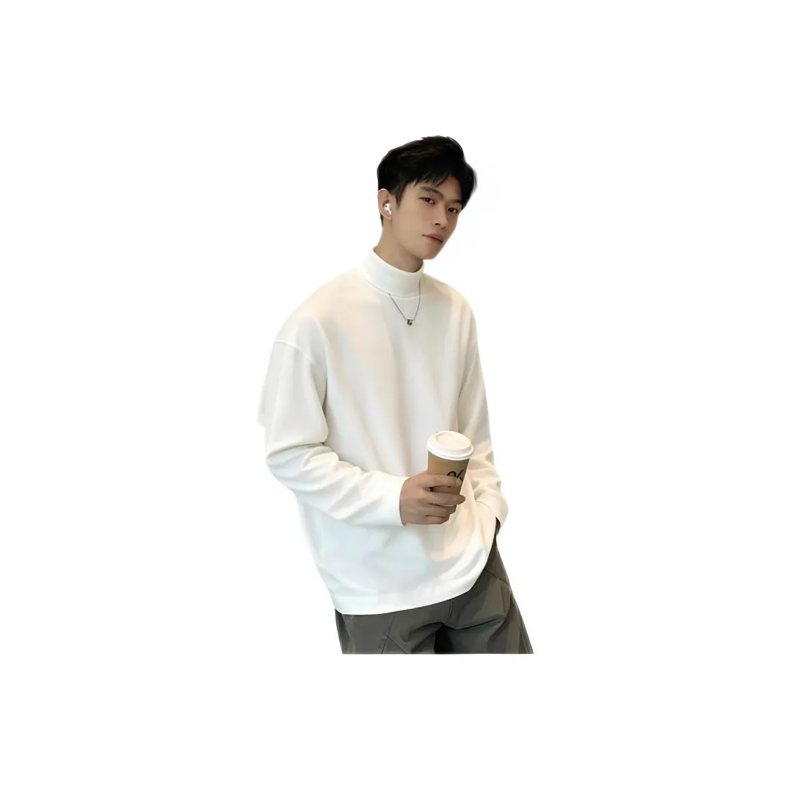 ENPofficial Длинный рукав Свитшот Топ Мужской