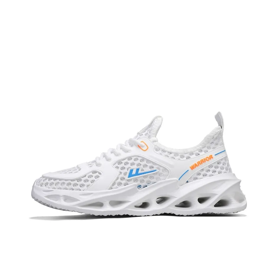 Warrior Slip-resistant Abrasion-resistant Breathable Supportive Balanced Low Top Casual Men's White