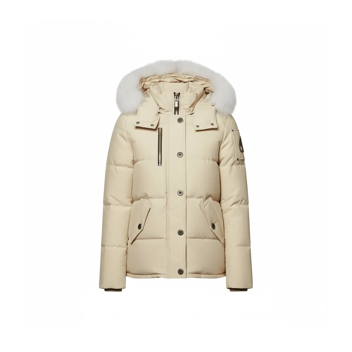 Moose Knuckles Down Jackets Women's Porcelain White