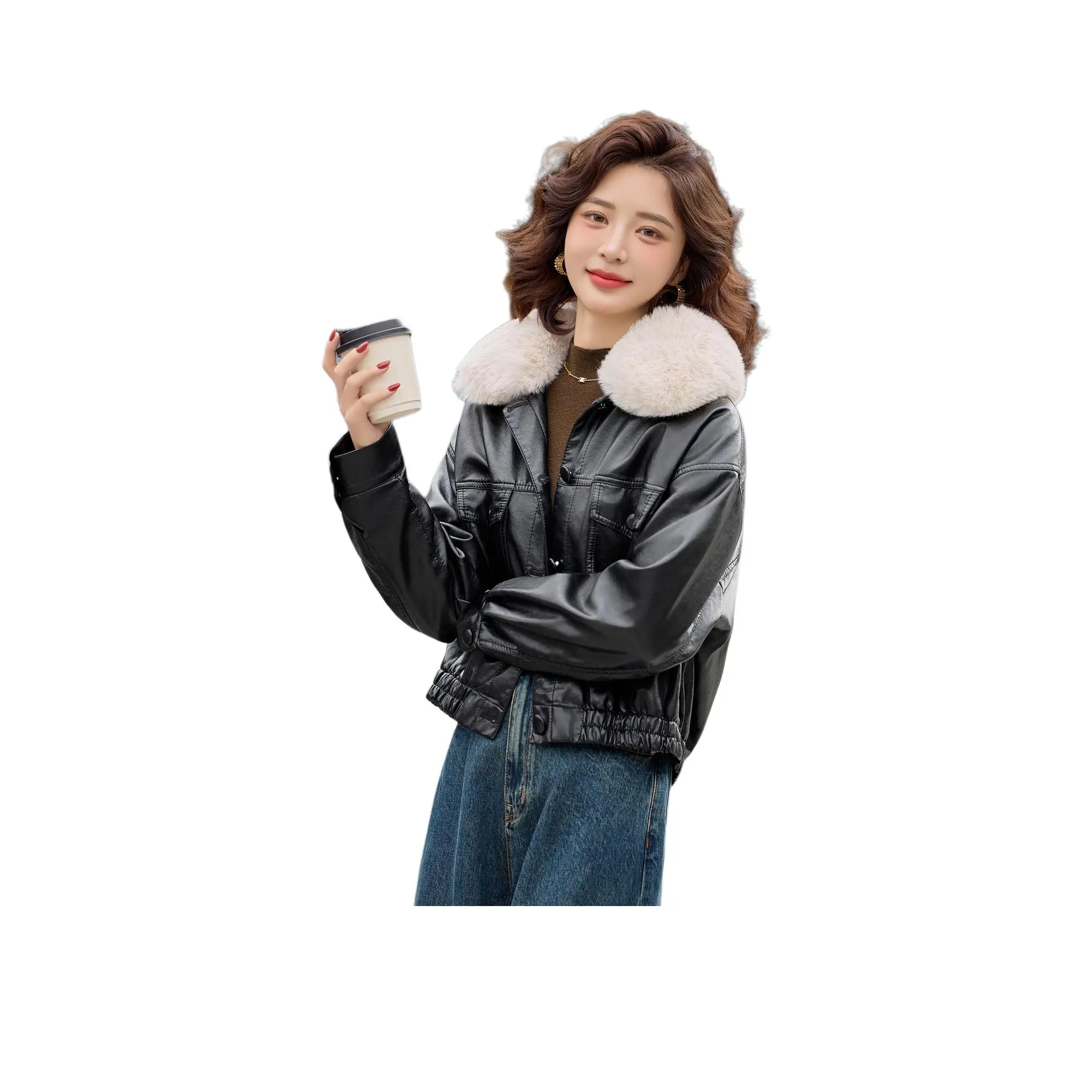 Куртка из кожи Kangaroo женская