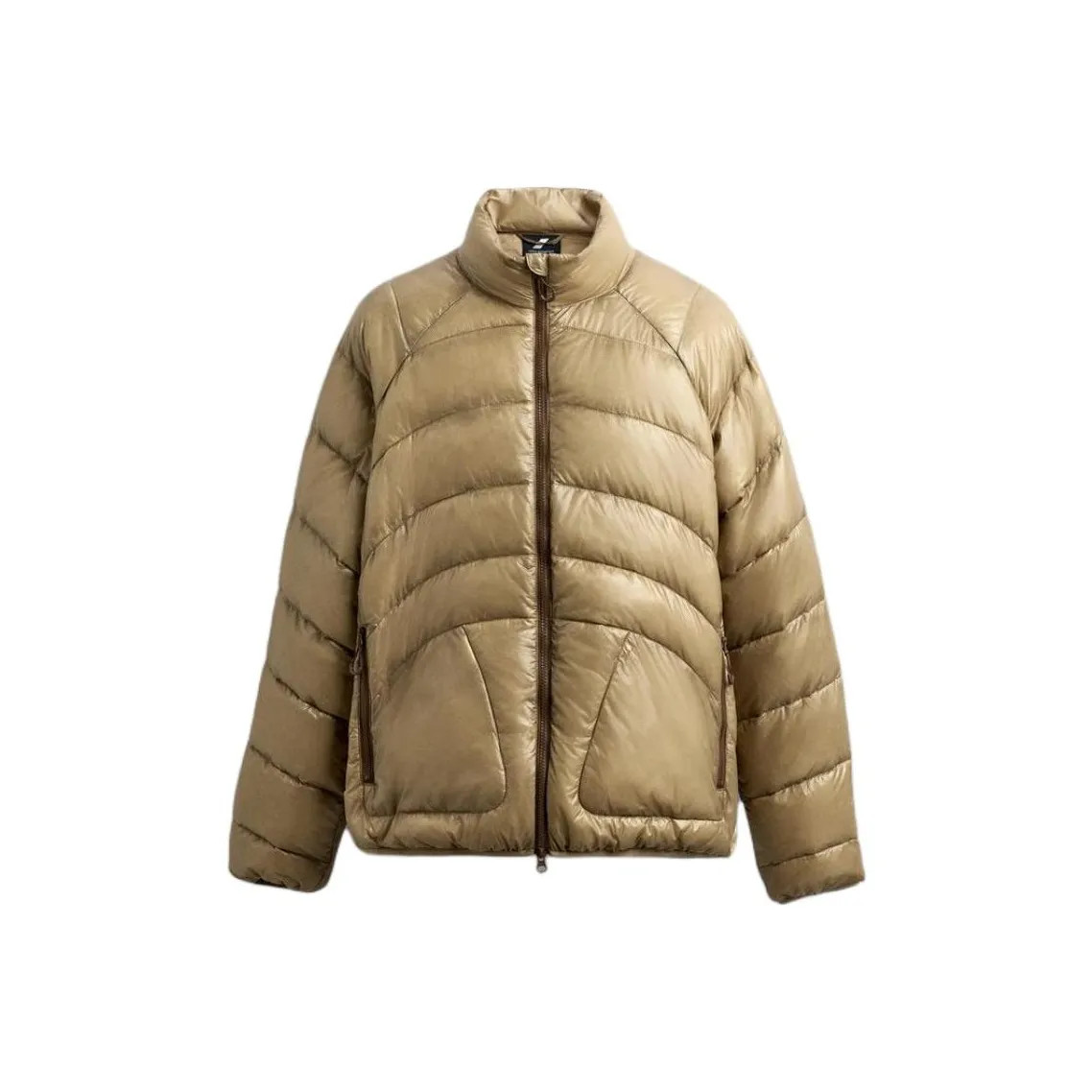 ZARA Коричневый Мужской Пуховик